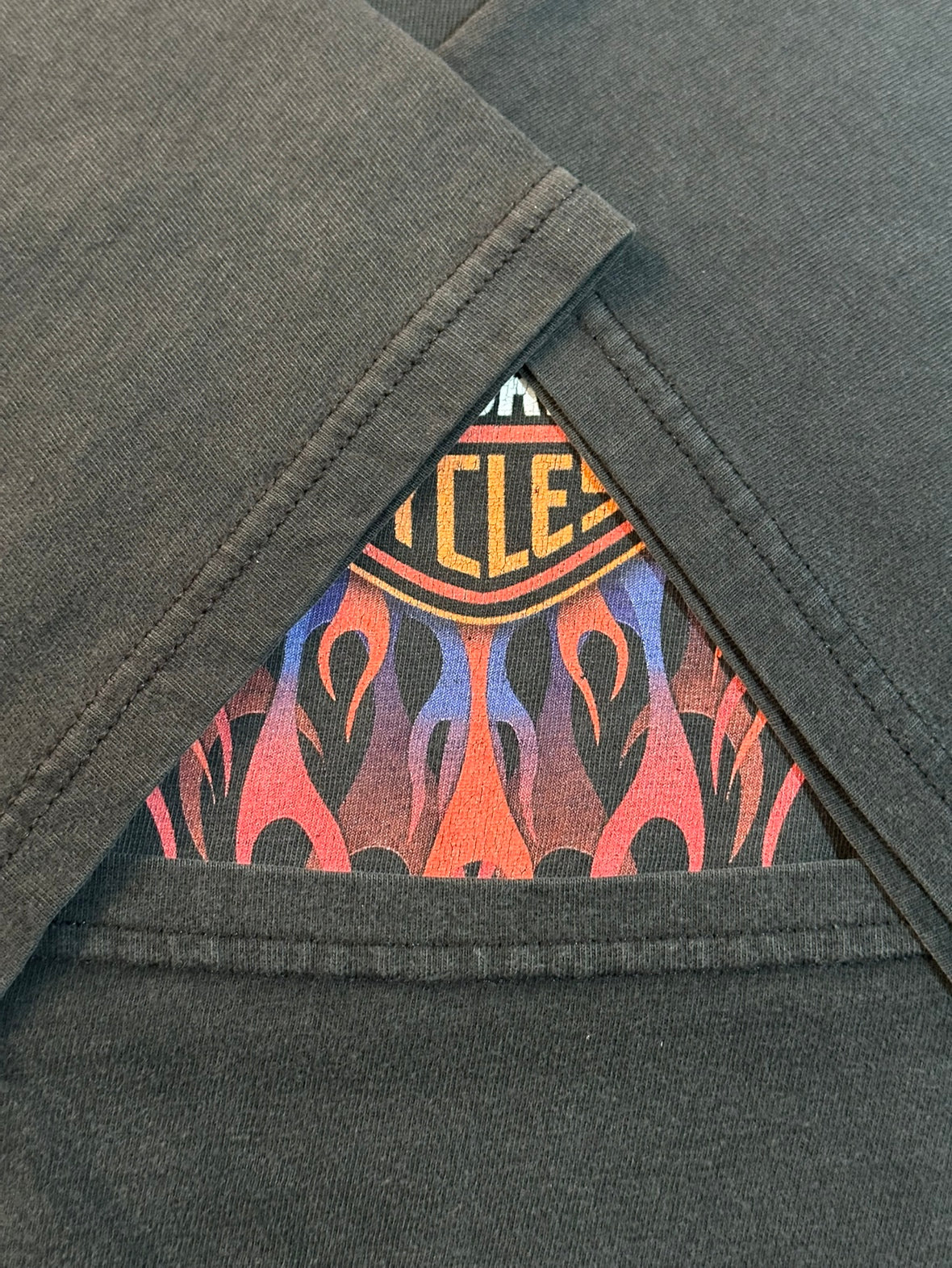 00's HARLEY-DAVIDSON 「Fire Pattern」ハーレーTシャツ