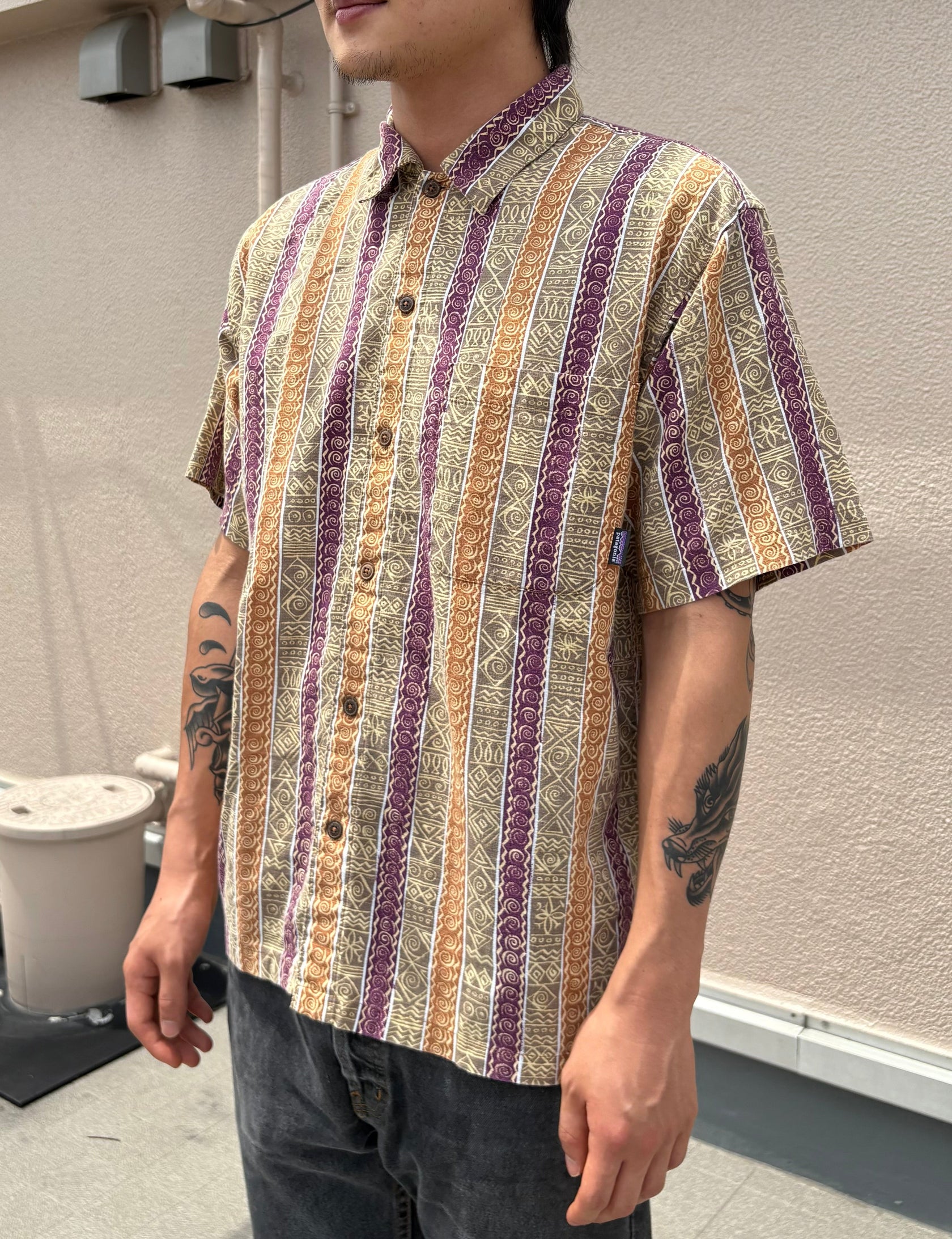 90's PATAGONIA 「All-pattern A/C Shirt」アロハシャツ