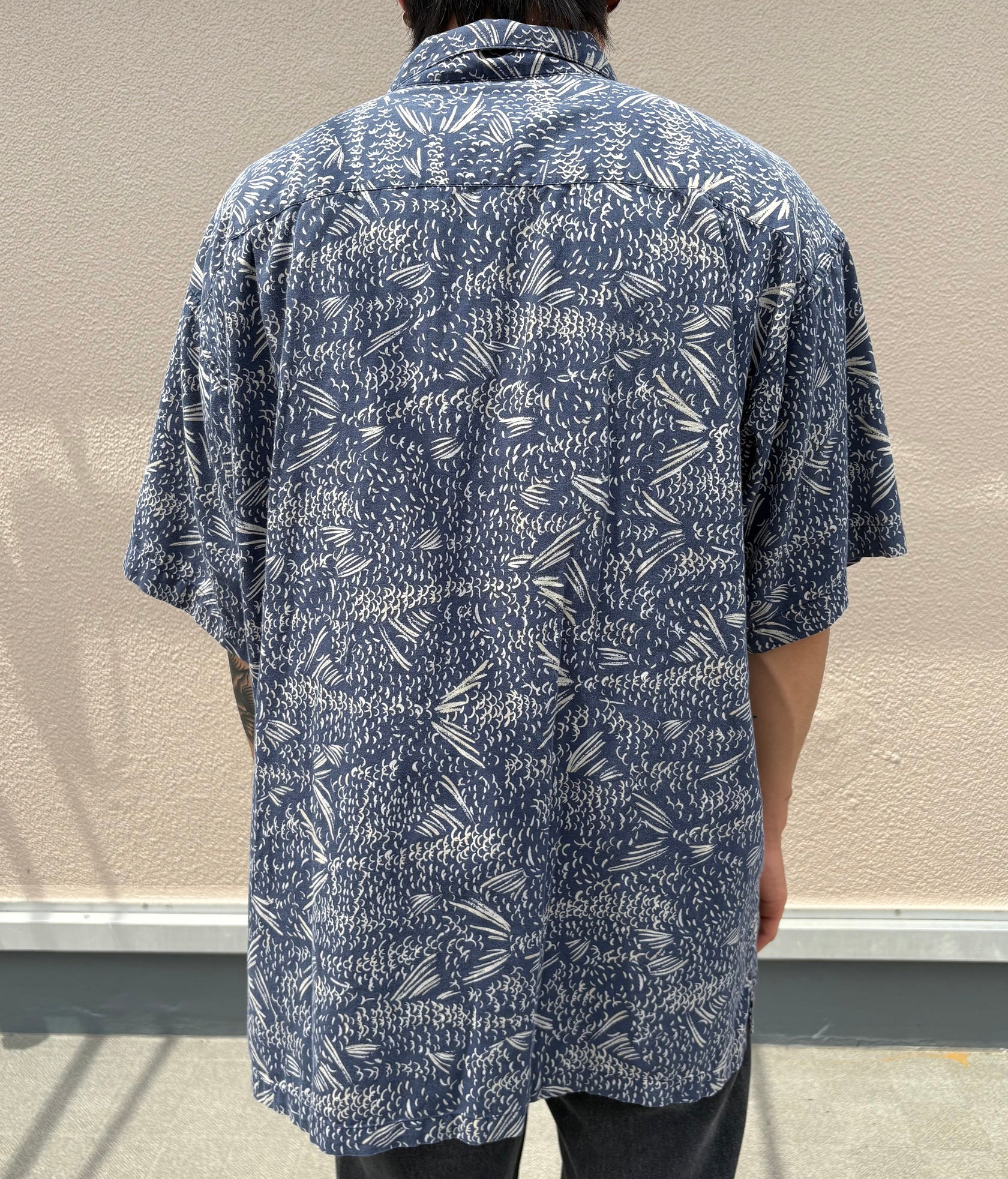00's PATAGONIA「Pataloha "Bonefish"」アロハシャツ