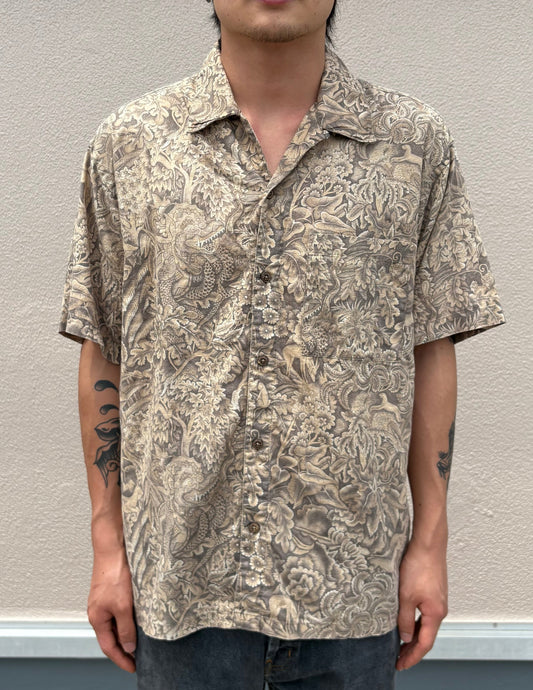 00's PATAGONIA「Monky Forest」オープンカラーシャツ