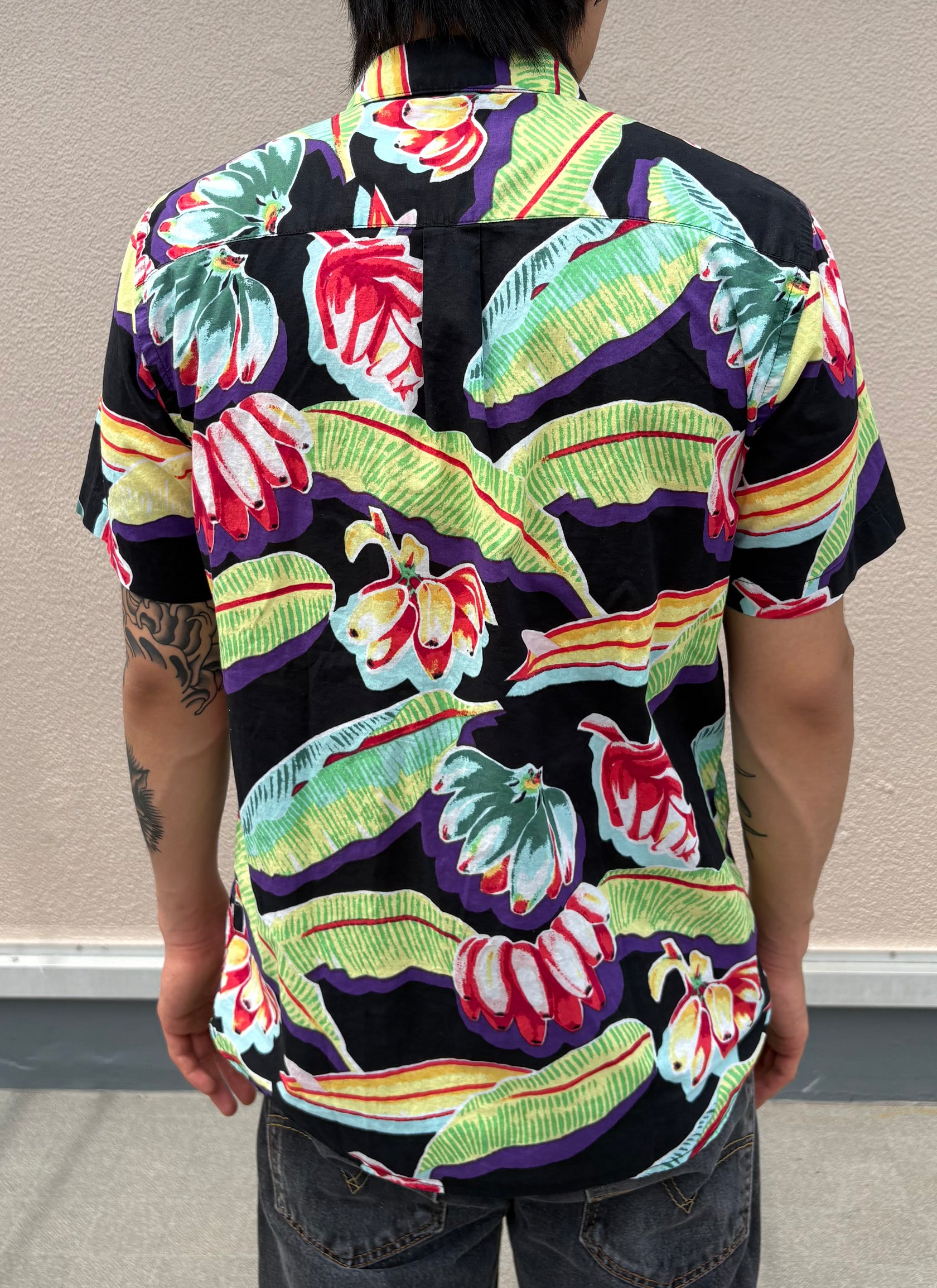 00's PATAGONIA「Pataloha "Black Banana"」アロハシャツ