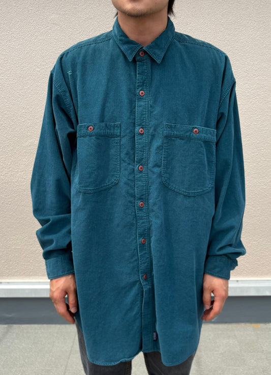 90's PATAGONIA「Corduroy Long Sleeve Shirt」雪なしタグ 長袖シャツ