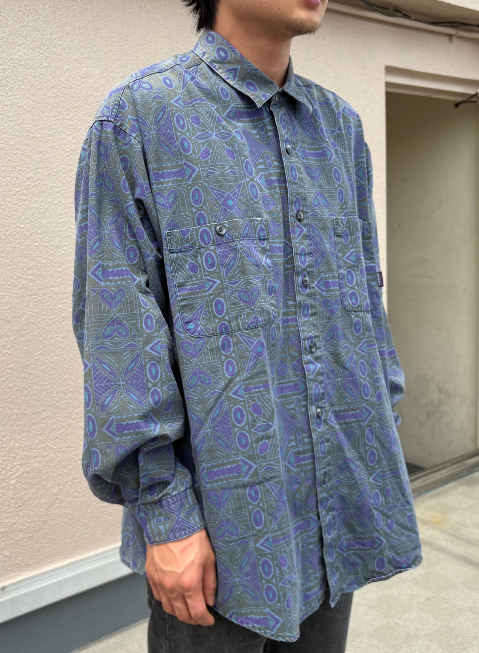 90's PATAGONIA 「TOTEM」長袖シャツ