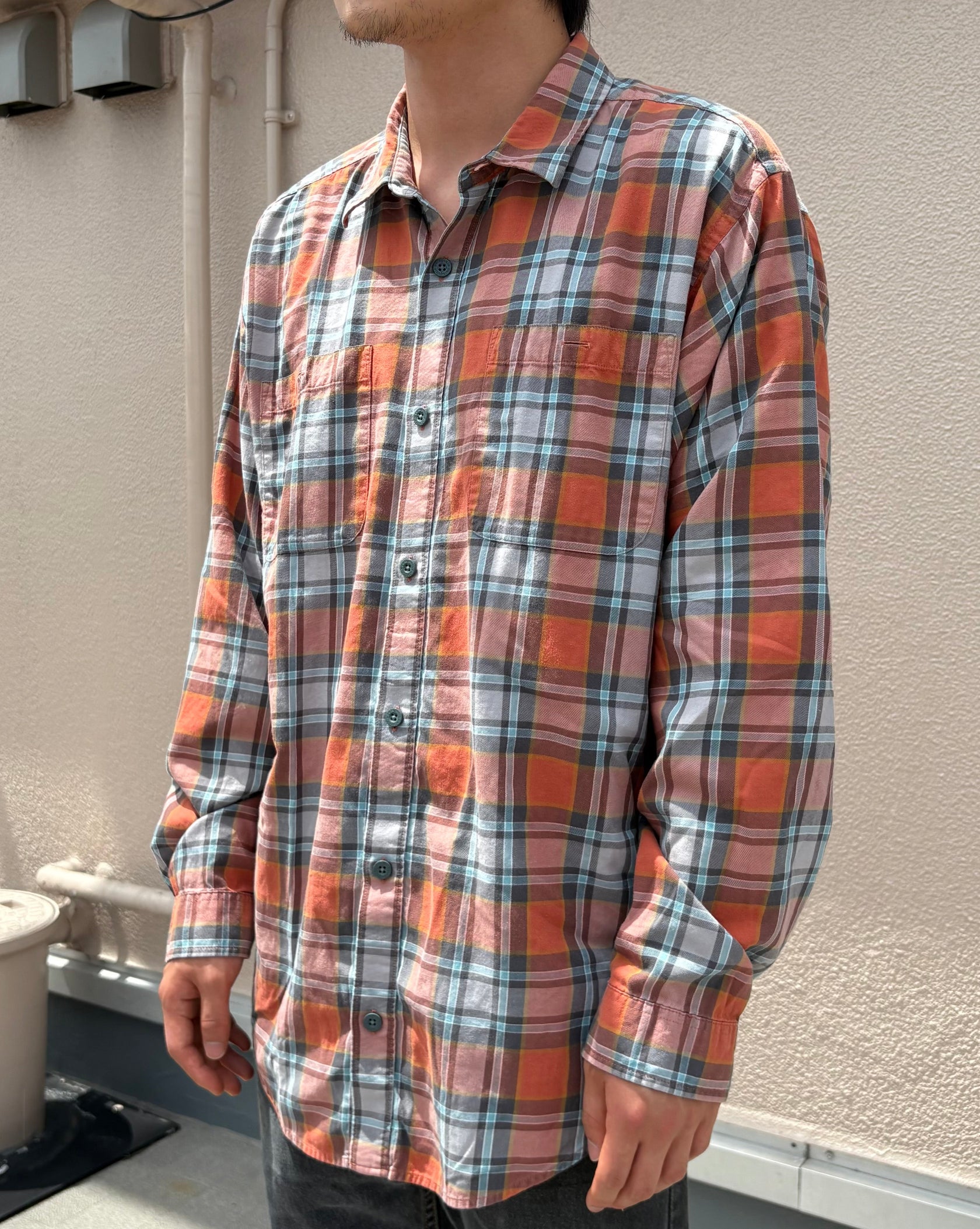 00's PATAGONIA「Organic Cotton Check Shirt」長袖シャツ
