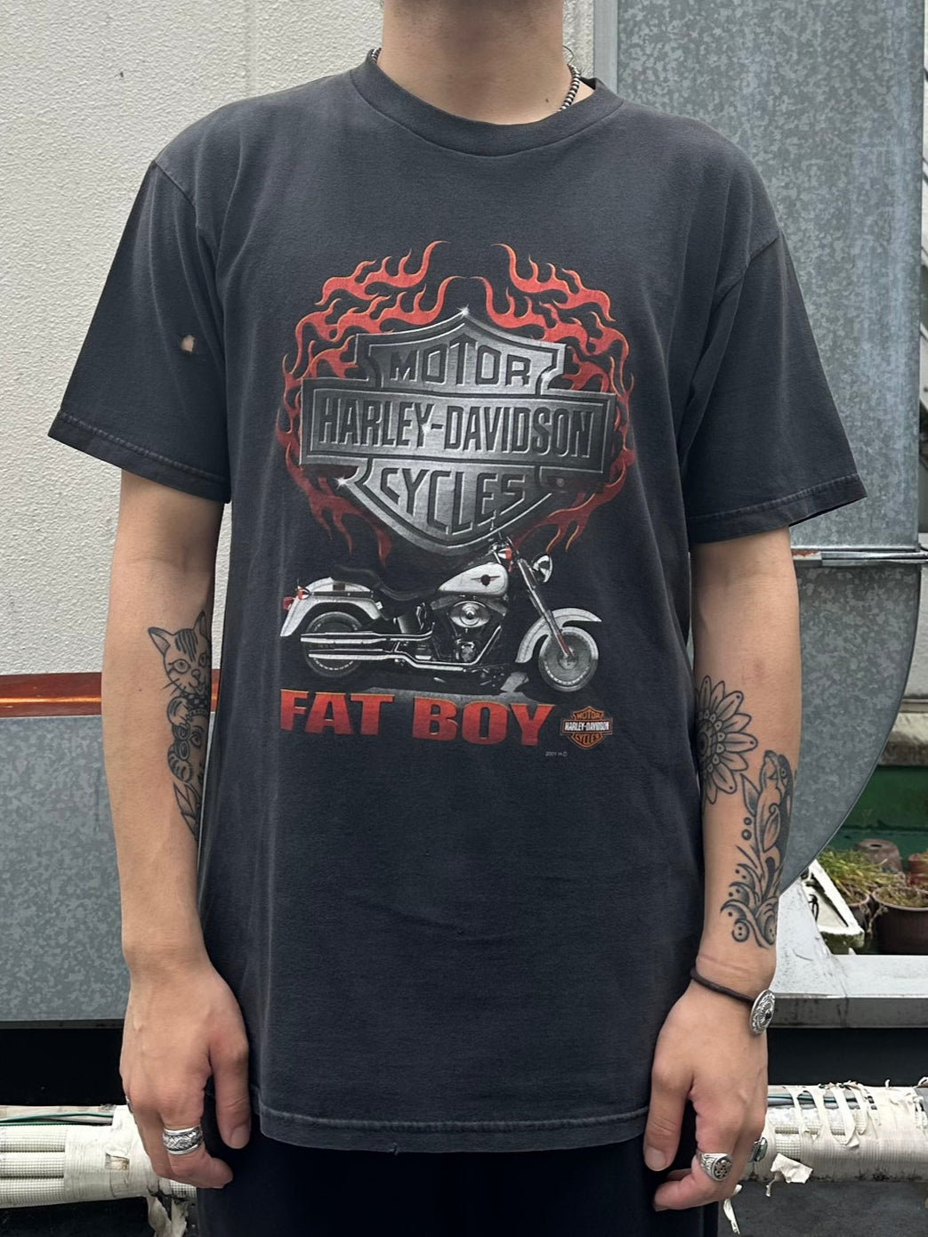 00's HARLEY-DAVIDSON「FAT BOY」USA製 ハーレーTシャツ