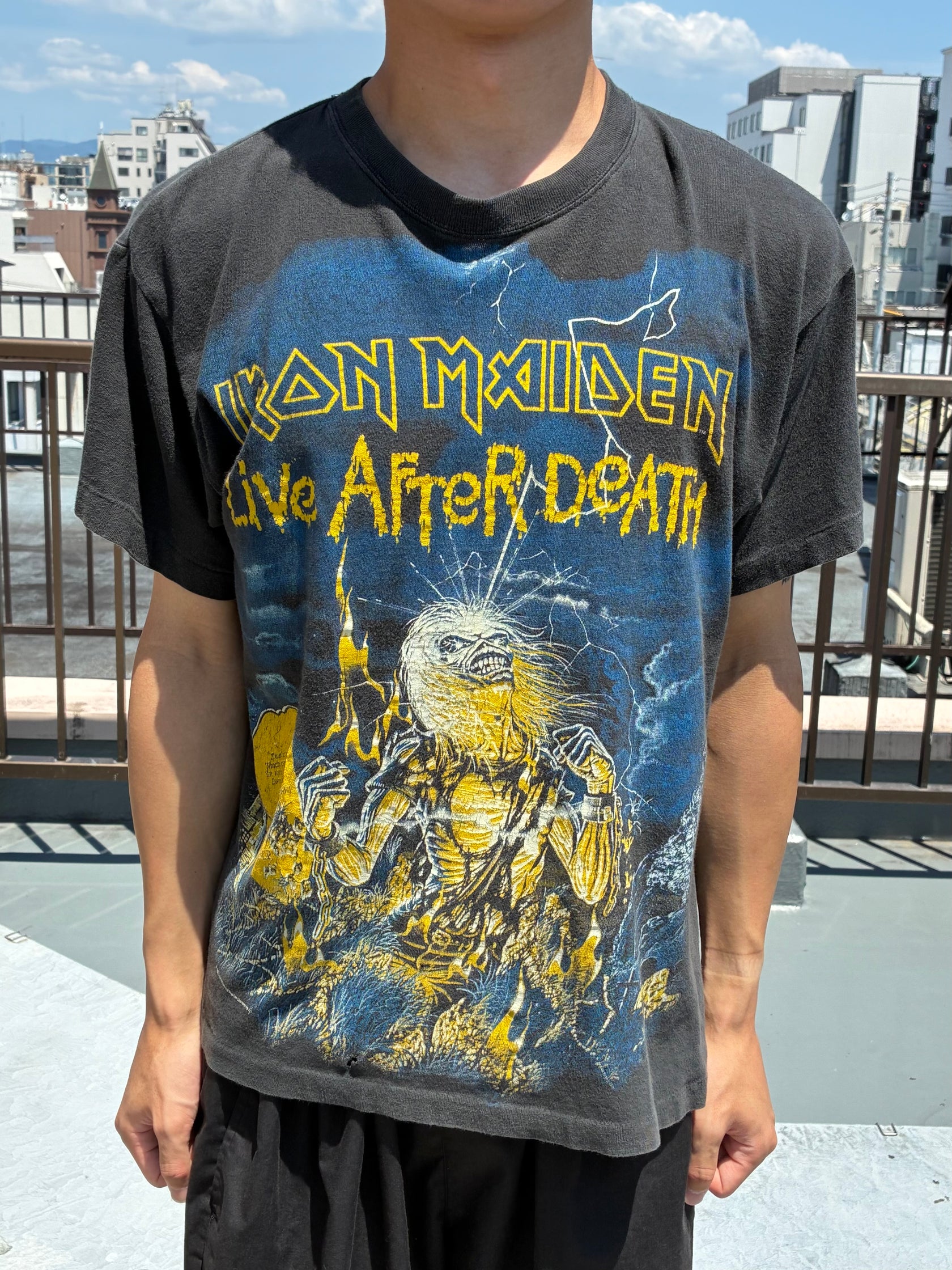 80's IRON MAIDEN 「Live After Death」バンドTシャツ