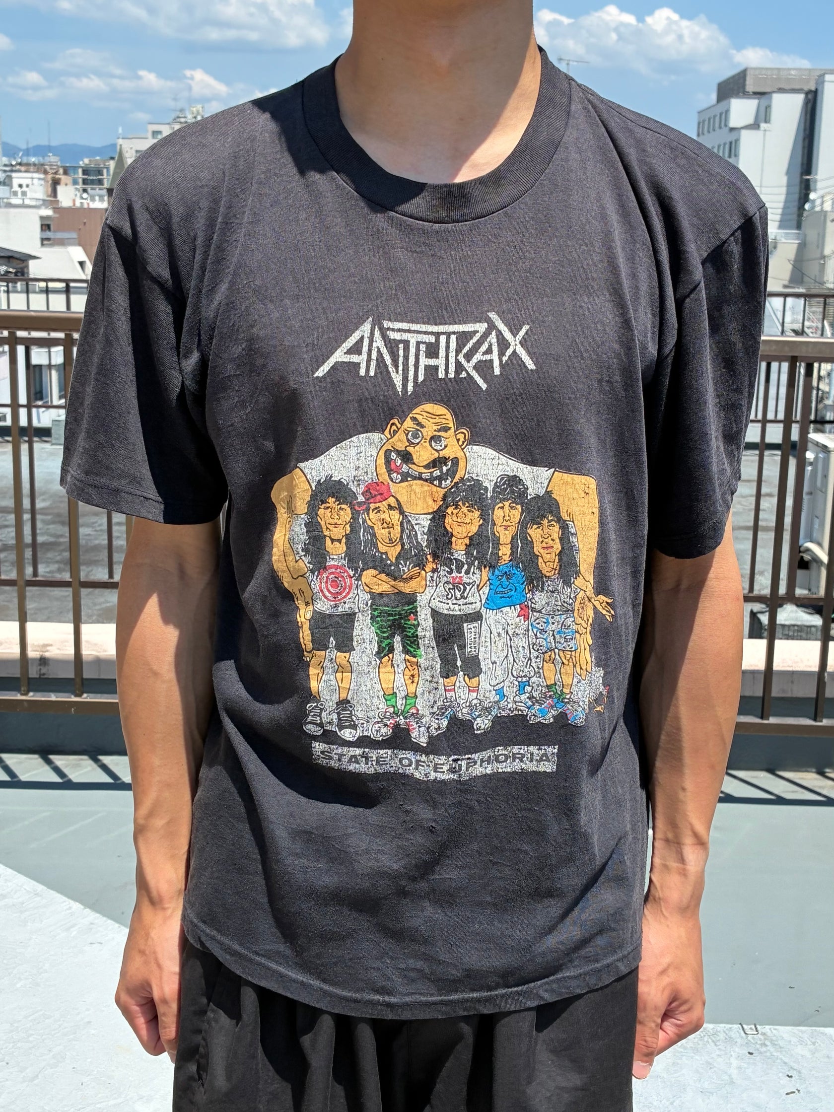 90's ANTHRAX「State of Euphoria」バンドTシャツ