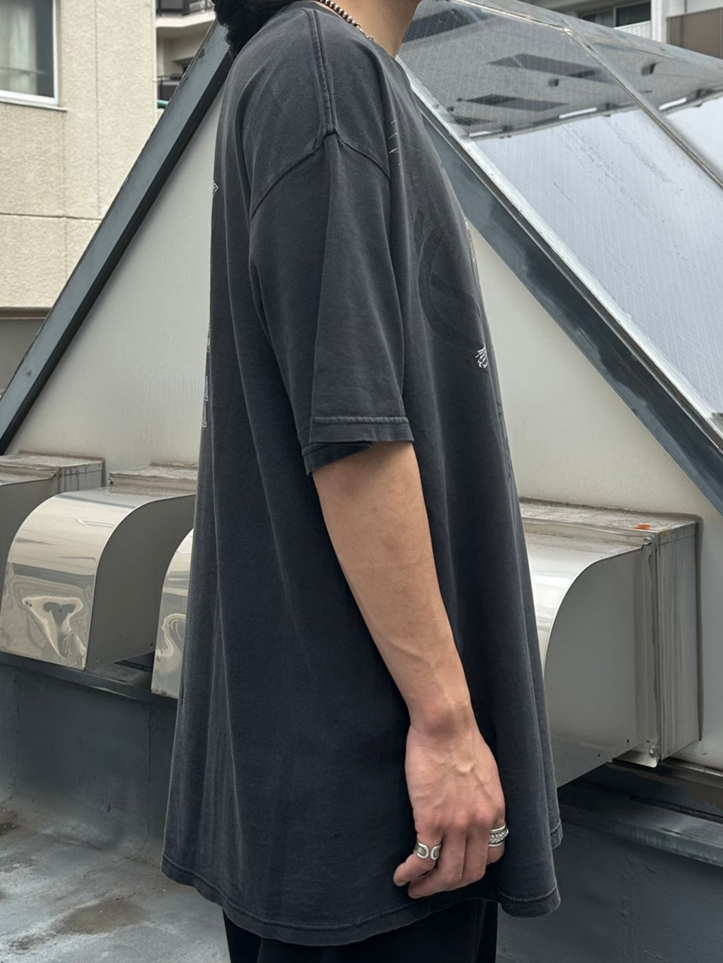 00's HARLEY-DAVIDSON「Eagle vs Dragon」USA製 ハーレーTシャツ