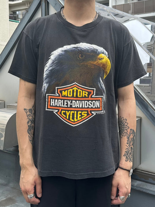 90's HARLEY-DAVIDSON「Bald Eagle」USA製 ハーレーTシャツ