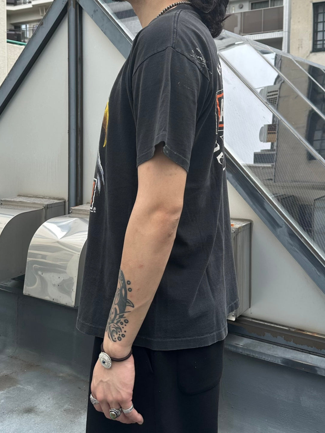 90's HARLEY-DAVIDSON「Bald Eagle」USA製 ハーレーTシャツ