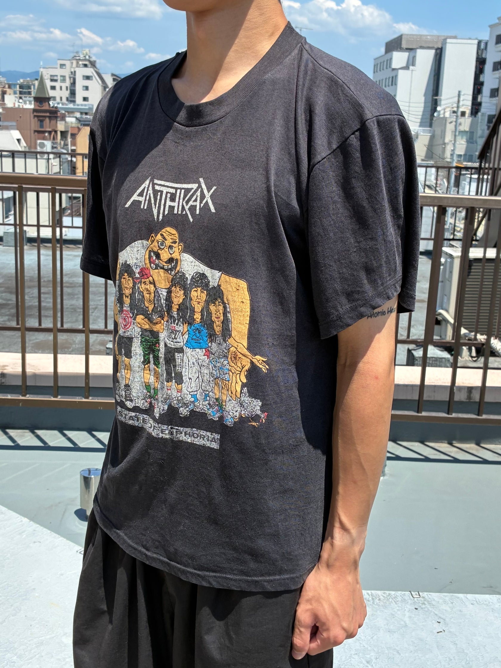90's ANTHRAX「State of Euphoria」バンドTシャツ