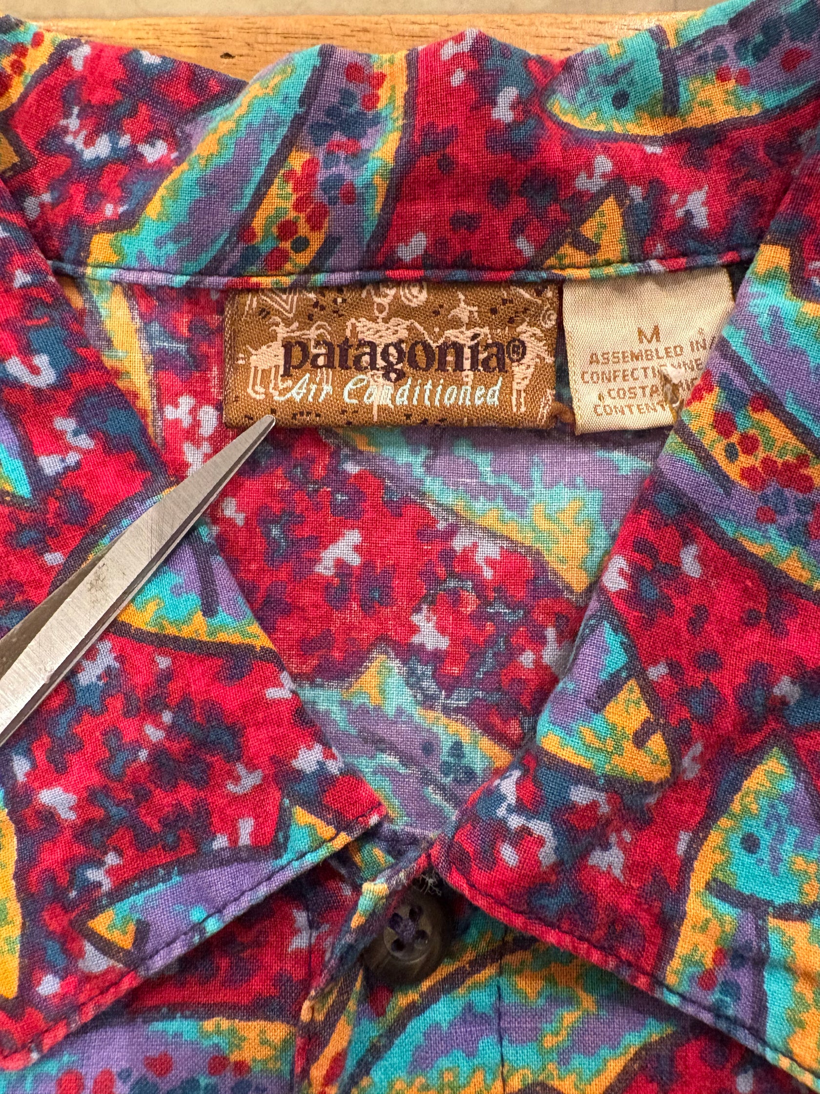 90's PATAGONIA「A/C Shirt "Fish"」アロハシャツ