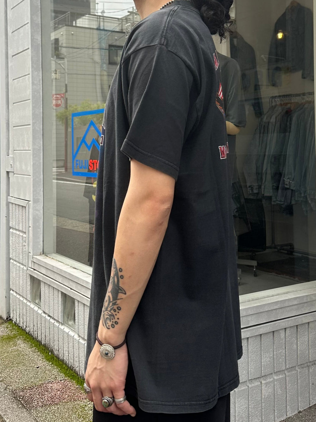 00's HARLEY-DAVIDSON 「Feel The Tnunder」ハーレーTシャツ