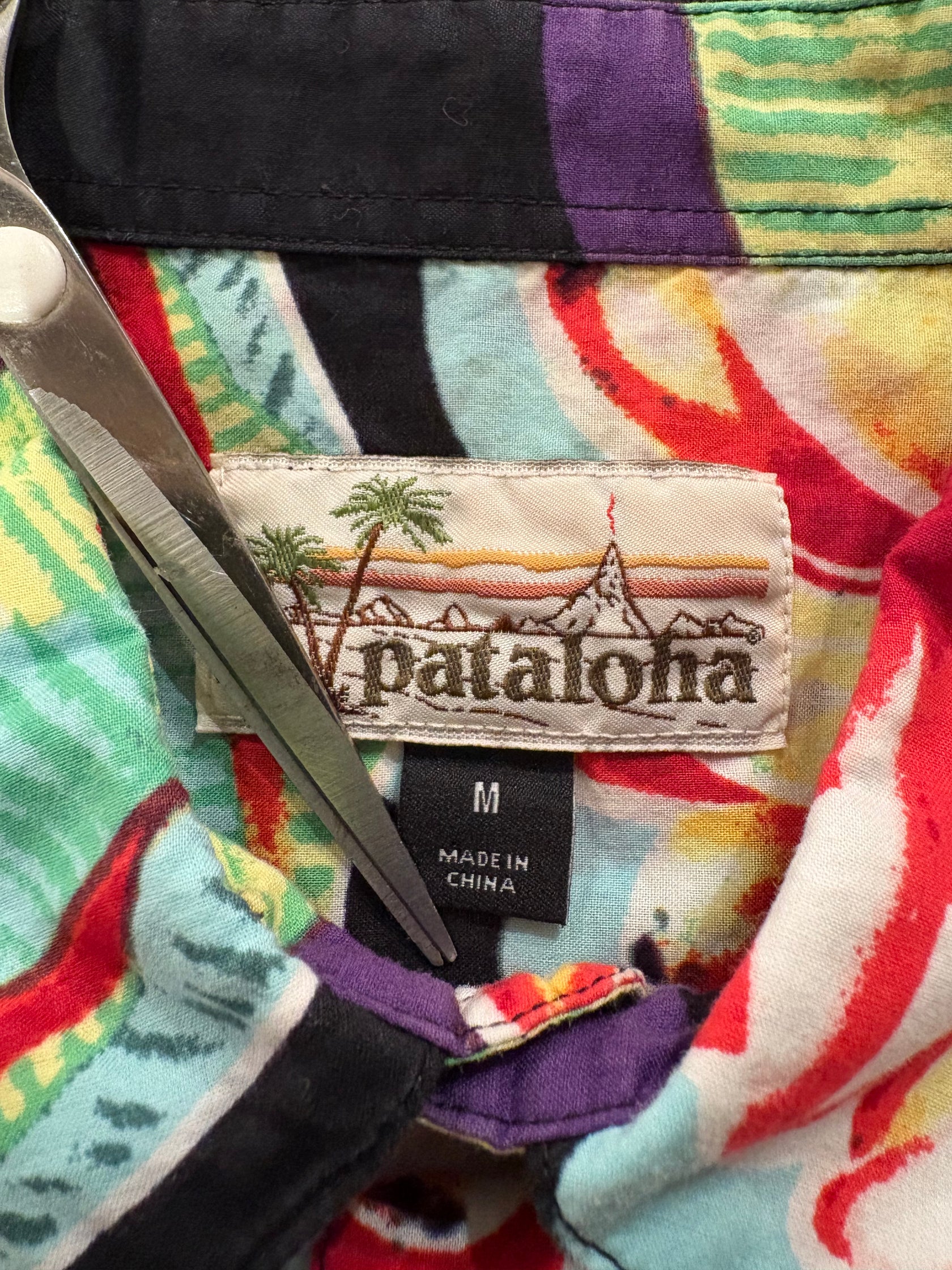 00's PATAGONIA「Pataloha "Black Banana"」アロハシャツ