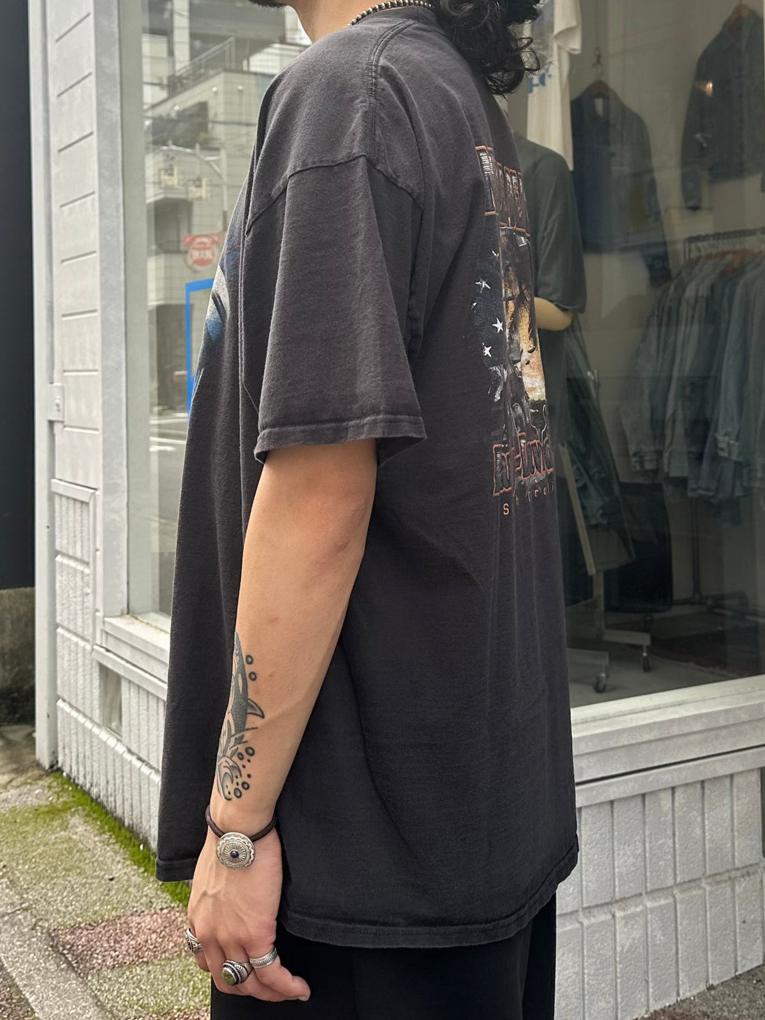 00's HARLEY-DAVIDSON「CLOWN&ARROWHEAD」ハーレーTシャツ