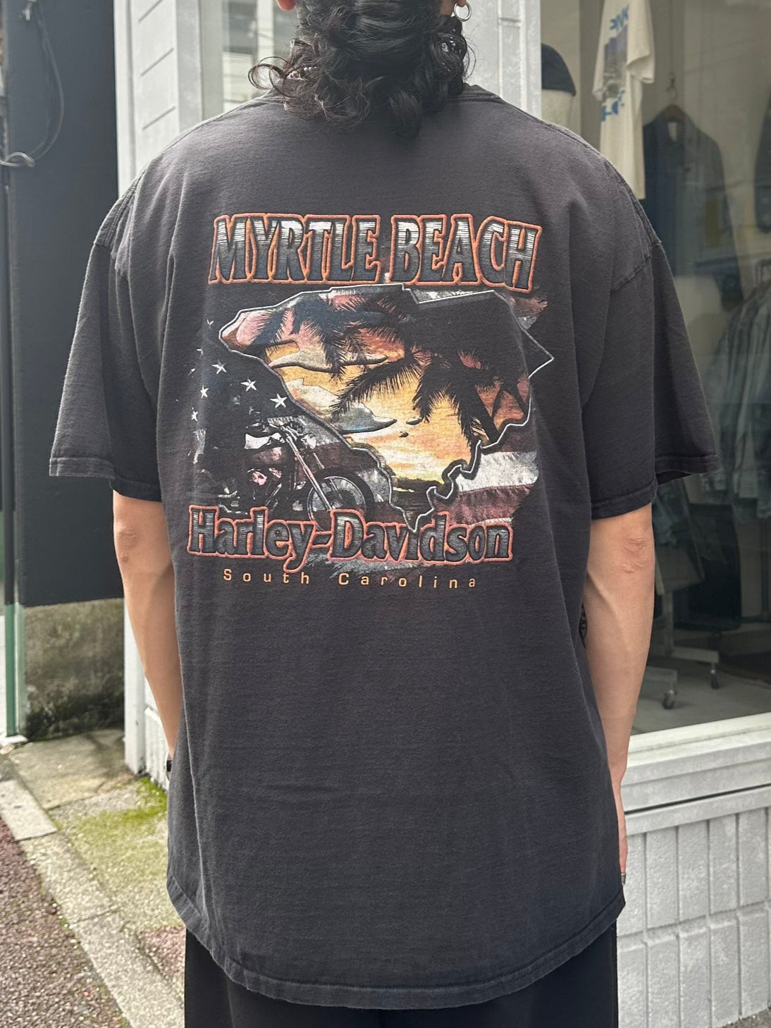 00's HARLEY-DAVIDSON「CLOWN&ARROWHEAD」ハーレーTシャツ