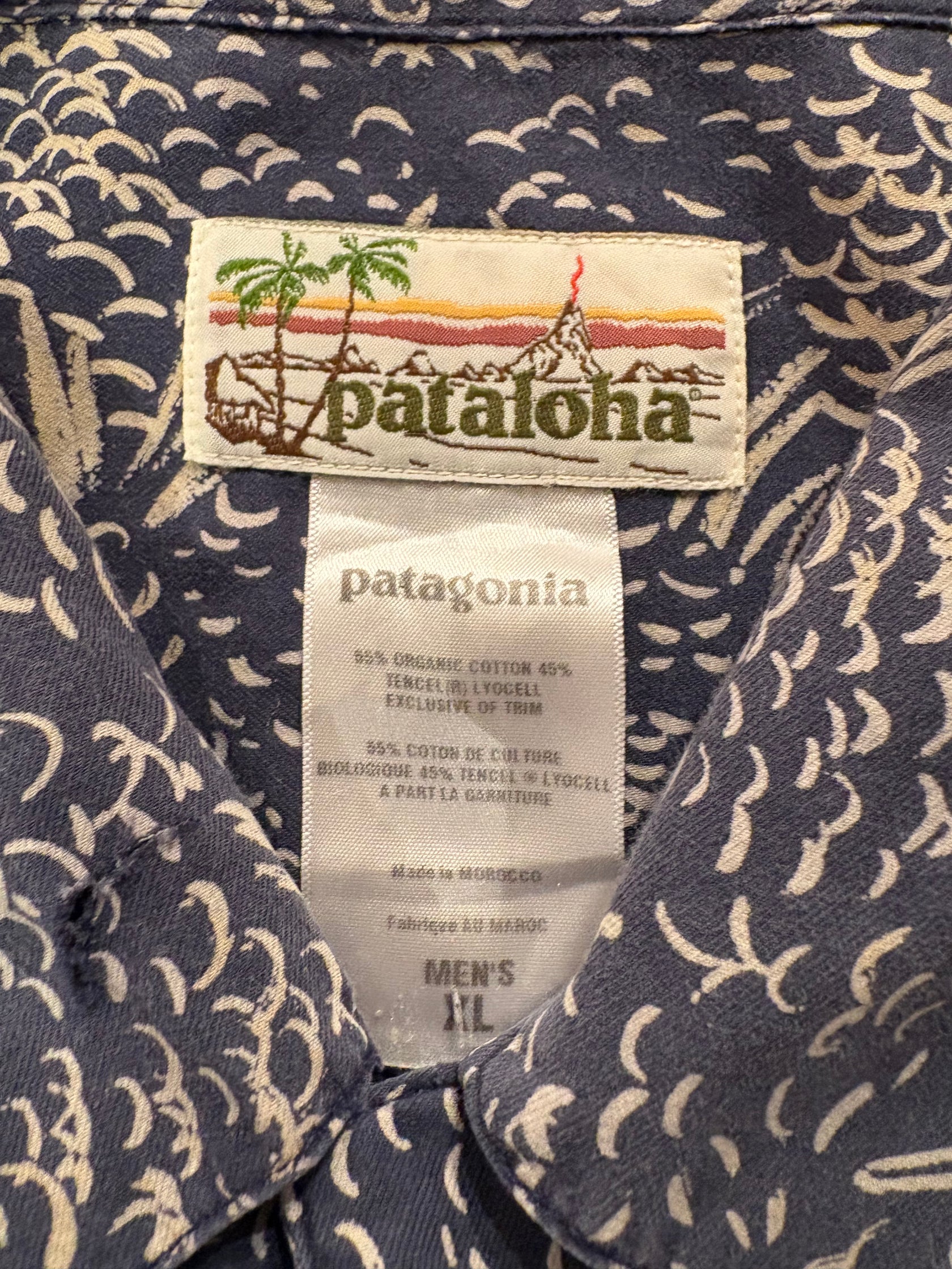 00's PATAGONIA「Pataloha "Bonefish"」アロハシャツ