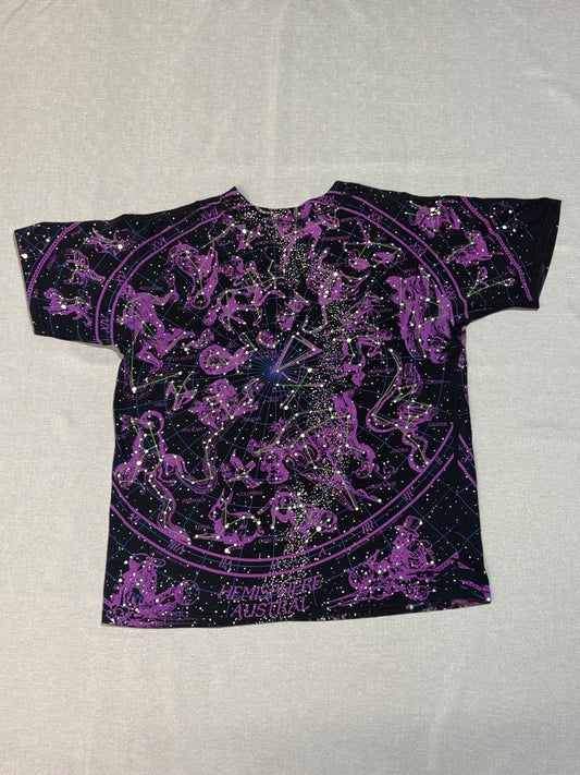 00's Disney「星座」総柄Tシャツ