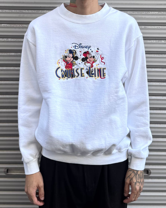 90's Disney「Mickey Minnie」キャラクタースウェット