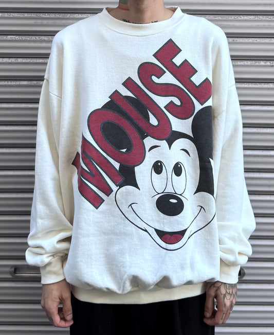 90's Disney「Mickey mouse」キャラクタースウェット