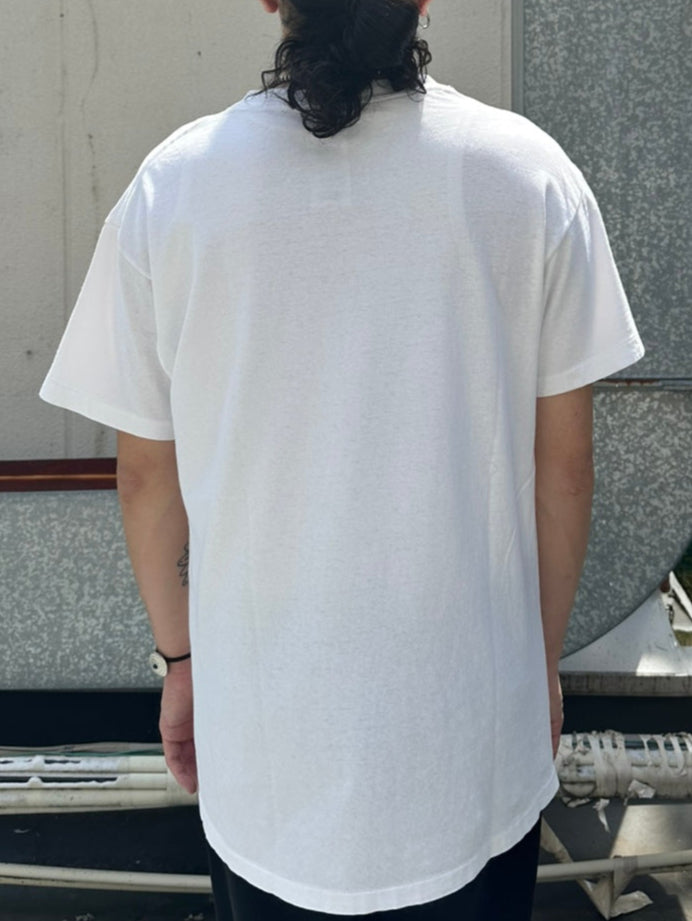 90's SWINDAL 「Count your friends as life's bouquet」ホワイトTシャツ