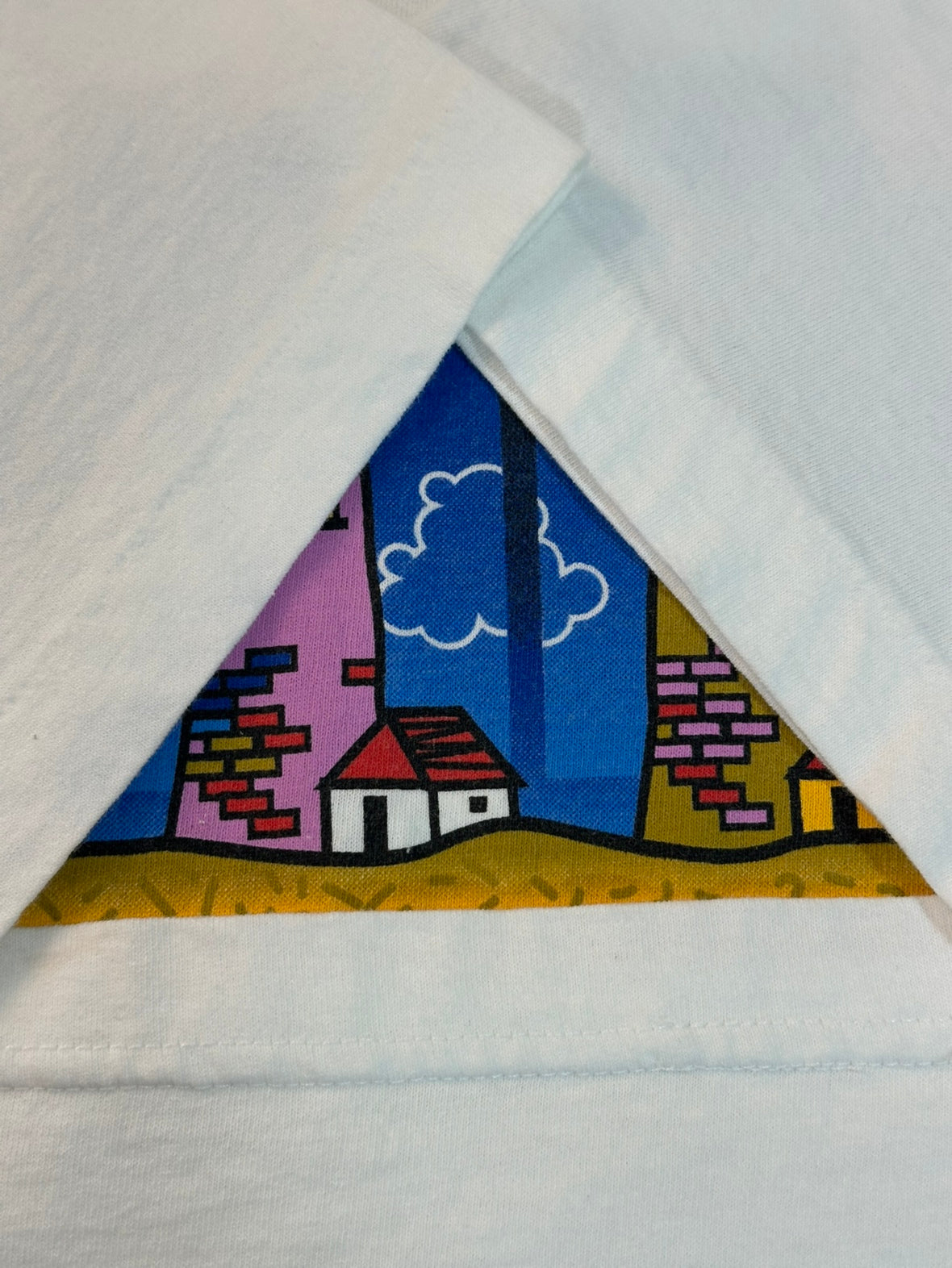 90's CELEBRITY CRUISES「night sky,noon,sunset,earth」ホワイトTシャツ