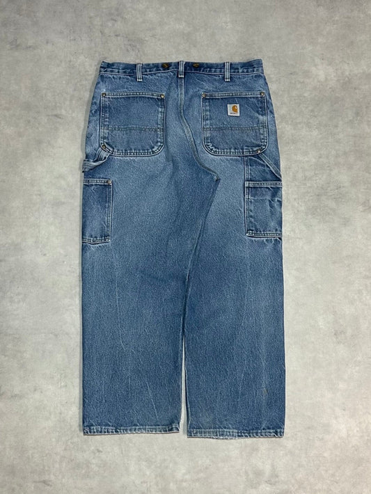00's CARHARTT「DOUBLE NKEE」デニムペインターパンツ