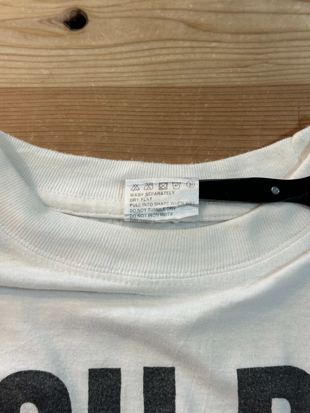 00's「ICH BIN SCHULD」ホワイトTシャツ