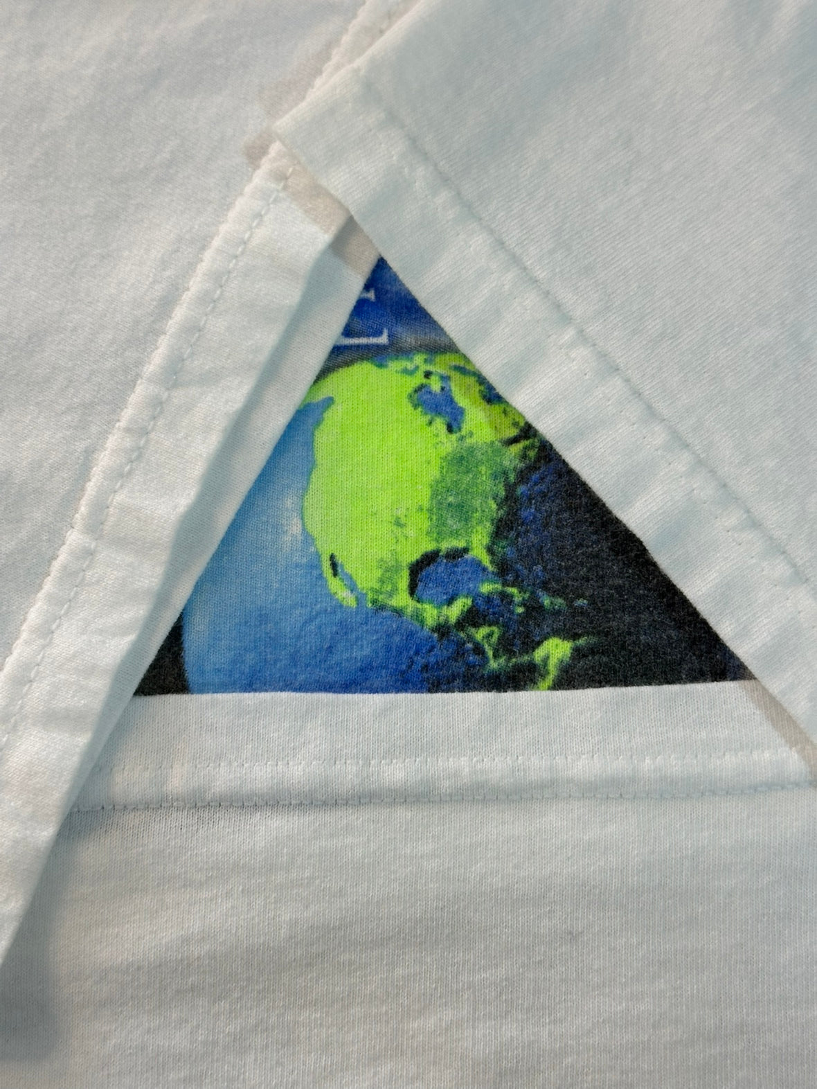 90's PEACE ON EARTH「religion」ホワイトTシャツ