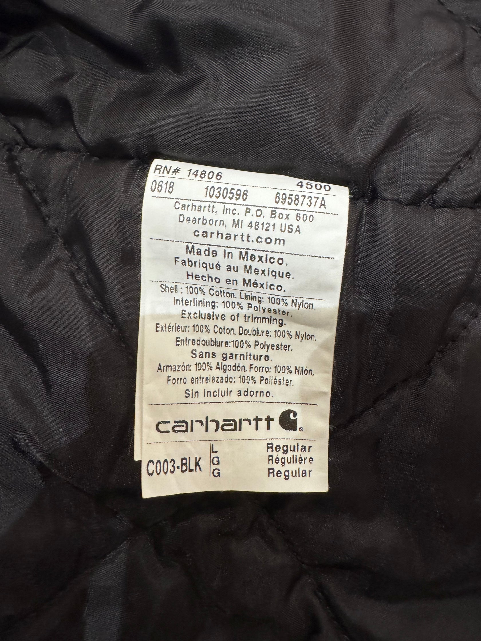 00’s Carhartt「トラディショナルコート」