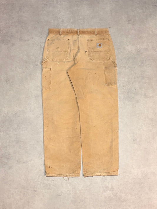 00's CARHARTT「DOUBLE NKEE」USA製 ダックペインターパンツ