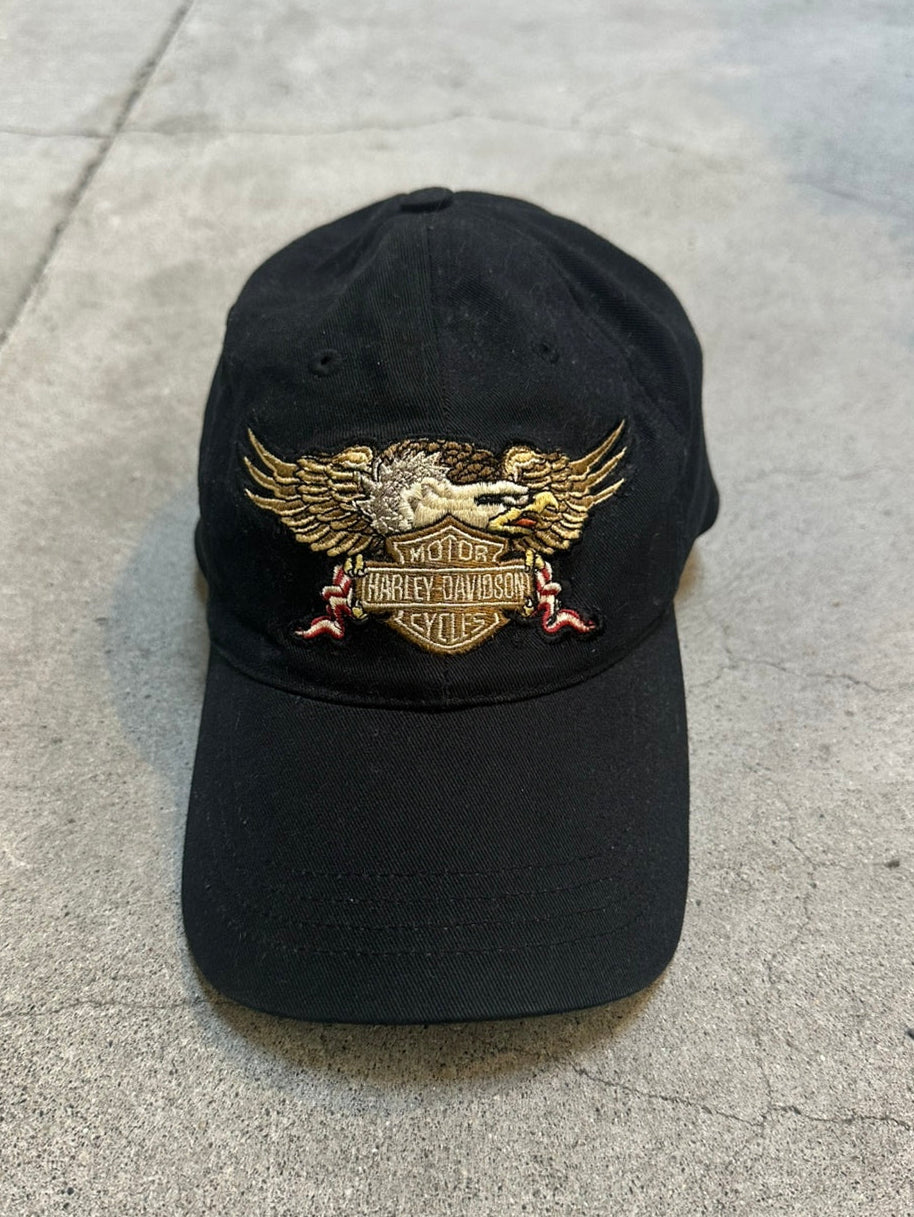 90's HARLEY DAVIDSON 「Eagle Logo」キャップ