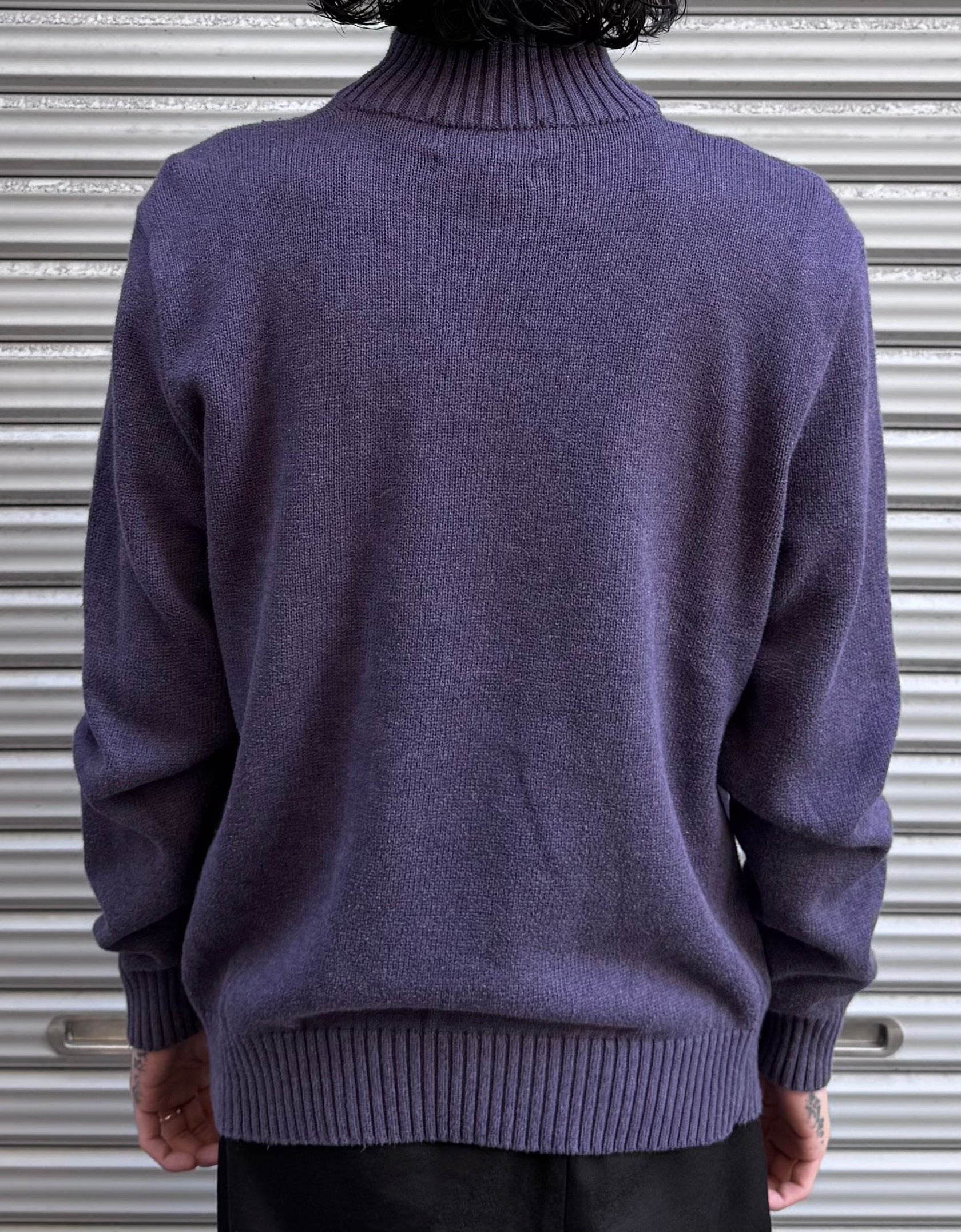 90’s「POLO by Ralph Loren」ハーフジップニット