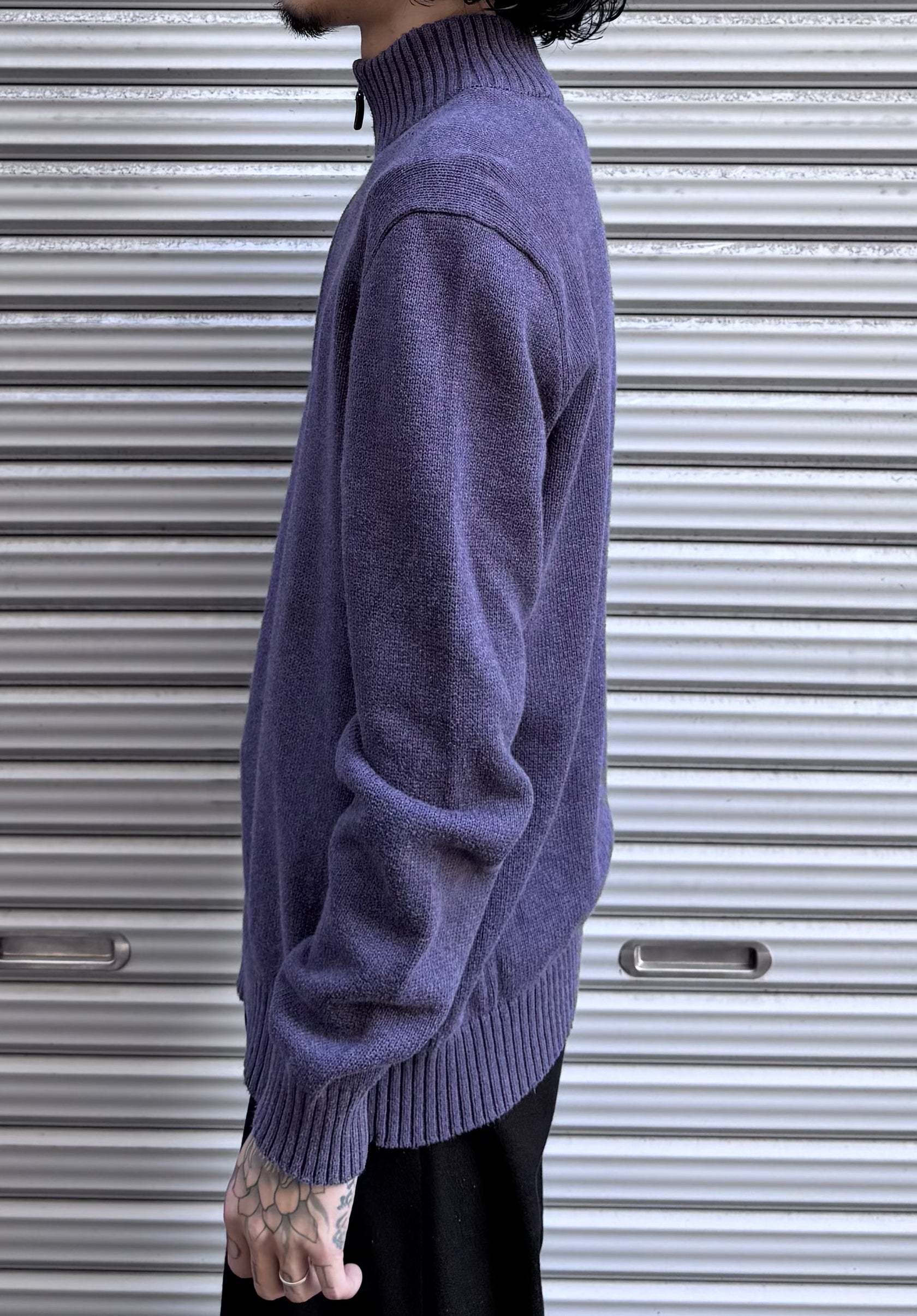 90’s「POLO by Ralph Loren」ハーフジップニット