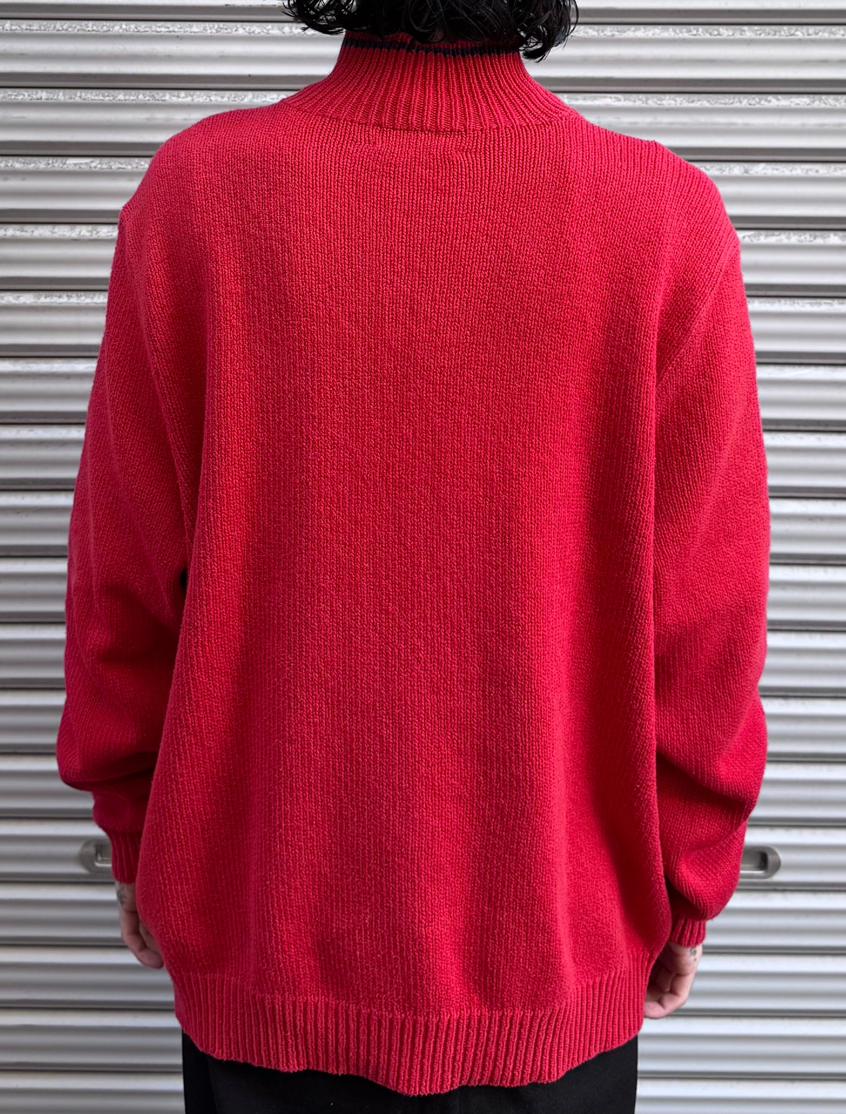 90’s「POLO by Ralph Loren」ハーフジップニット