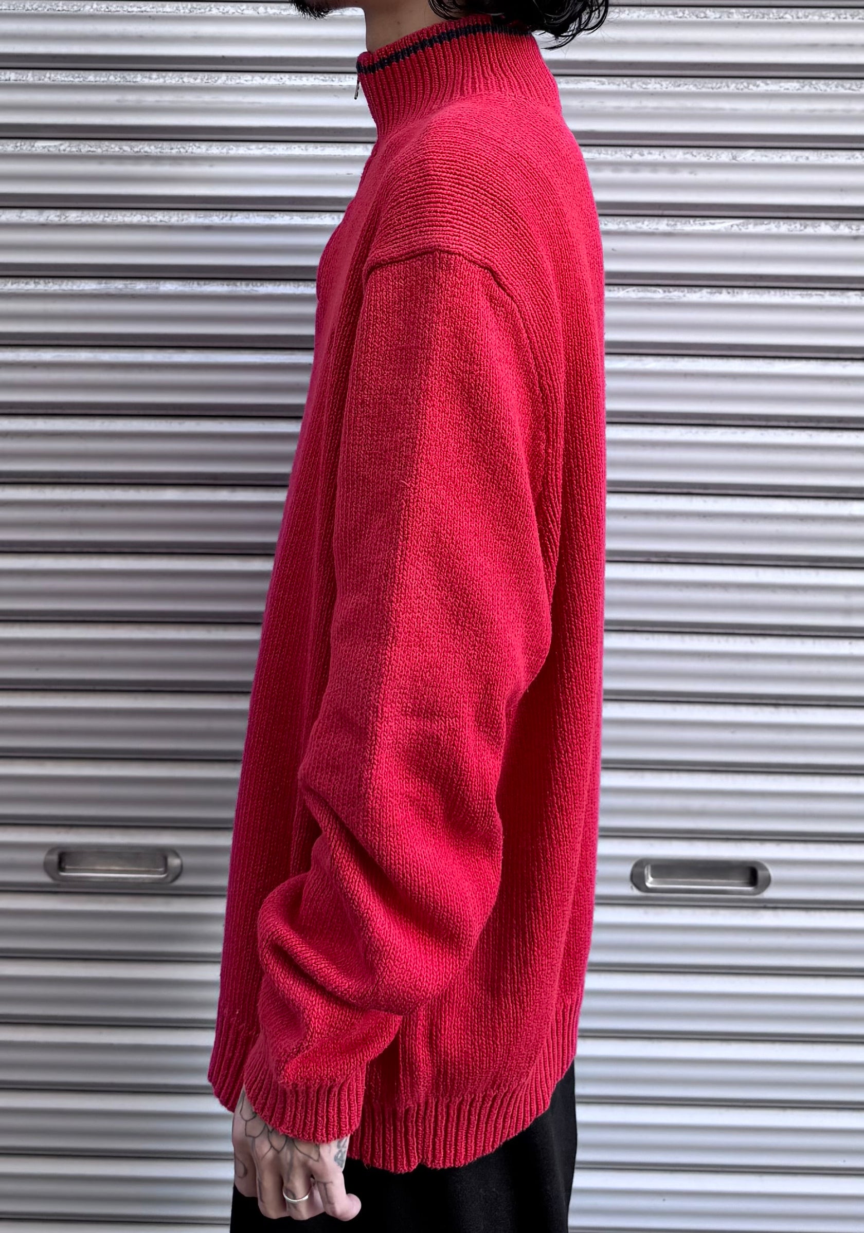 90’s「POLO by Ralph Loren」ハーフジップニット