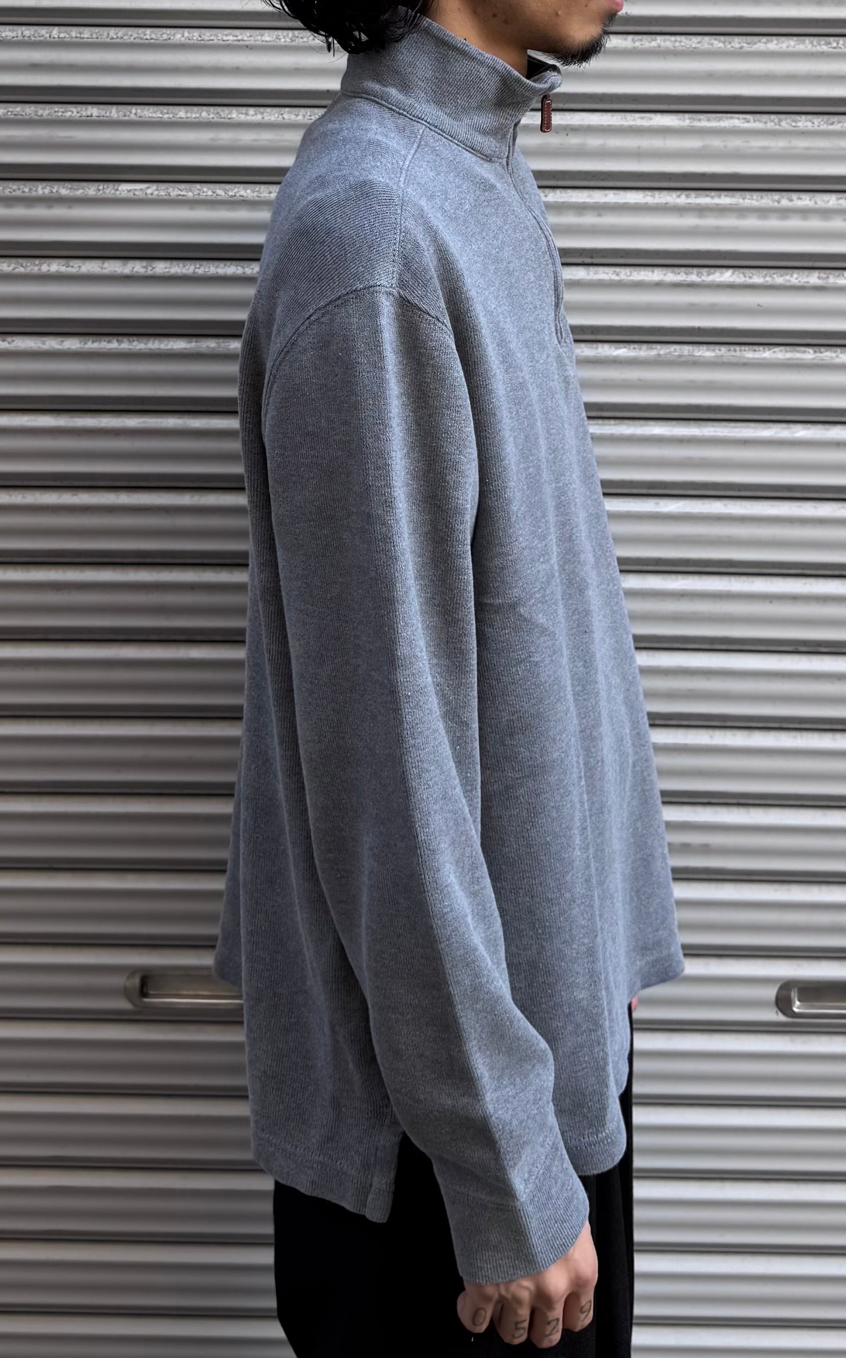 90’s「POLO by Ralph Loren」ハーフジップニット