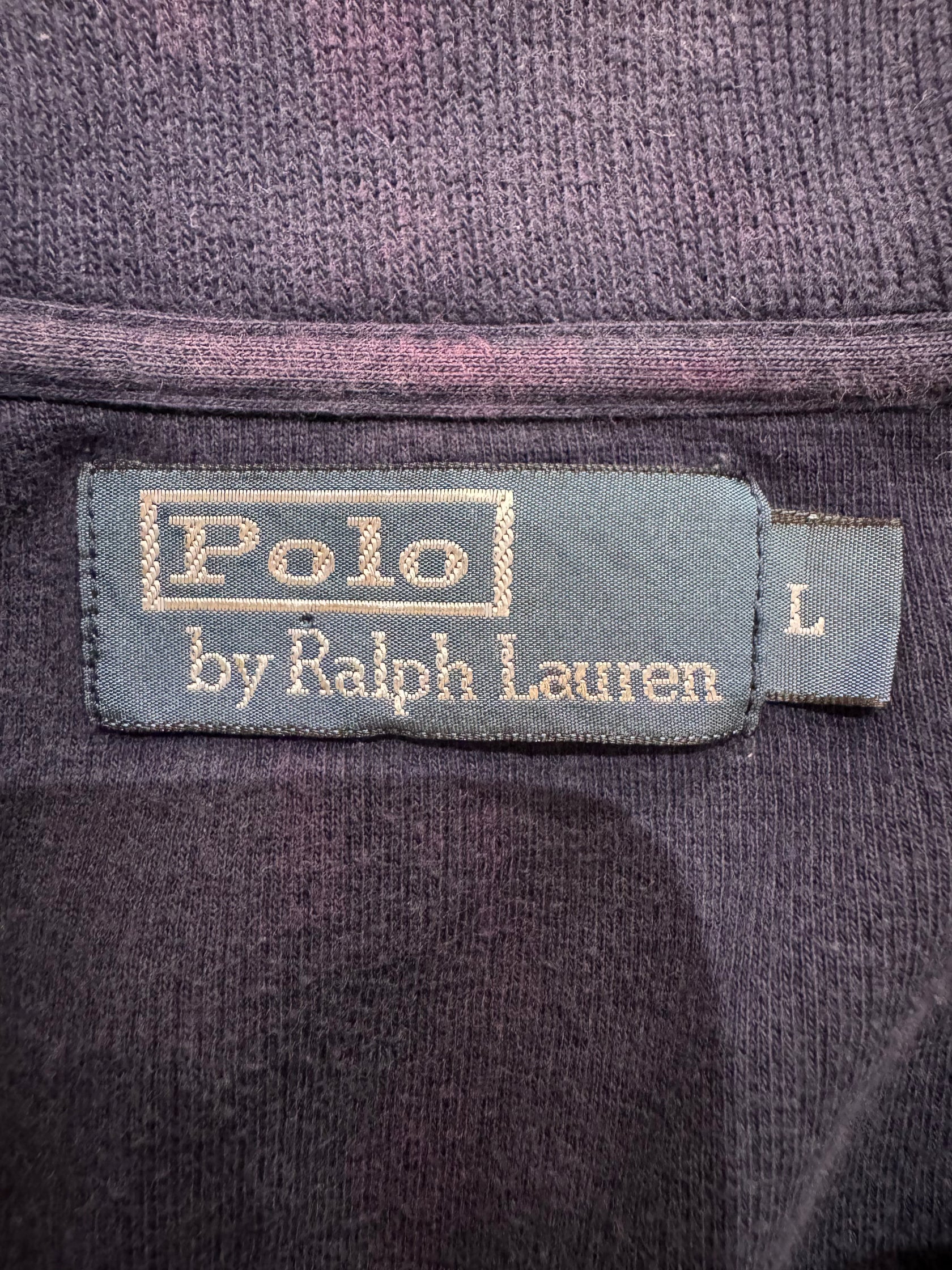 90’s「POLO by Ralph Loren」ハーフジップニット