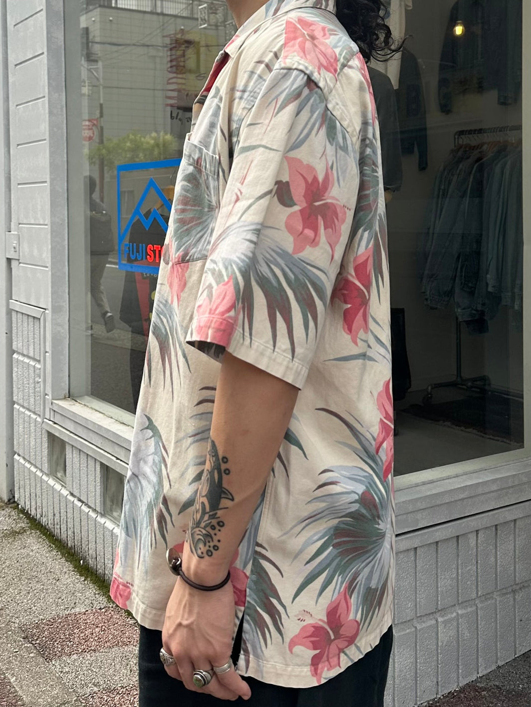 90's RALPH LAUREN「CALDWELL」オープンカラーシャツ