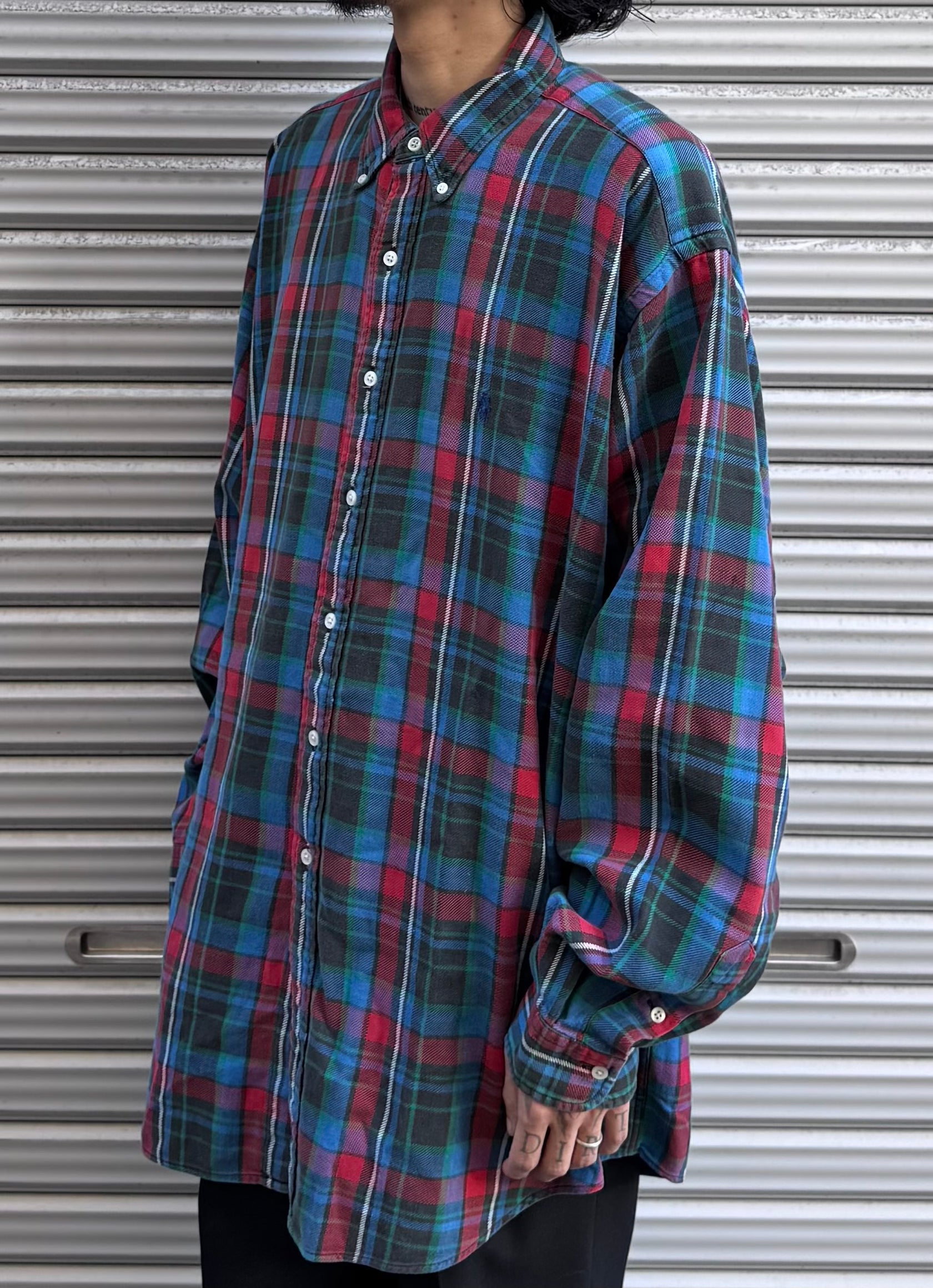 90’s「Ralph Lauren」ネルシャツ