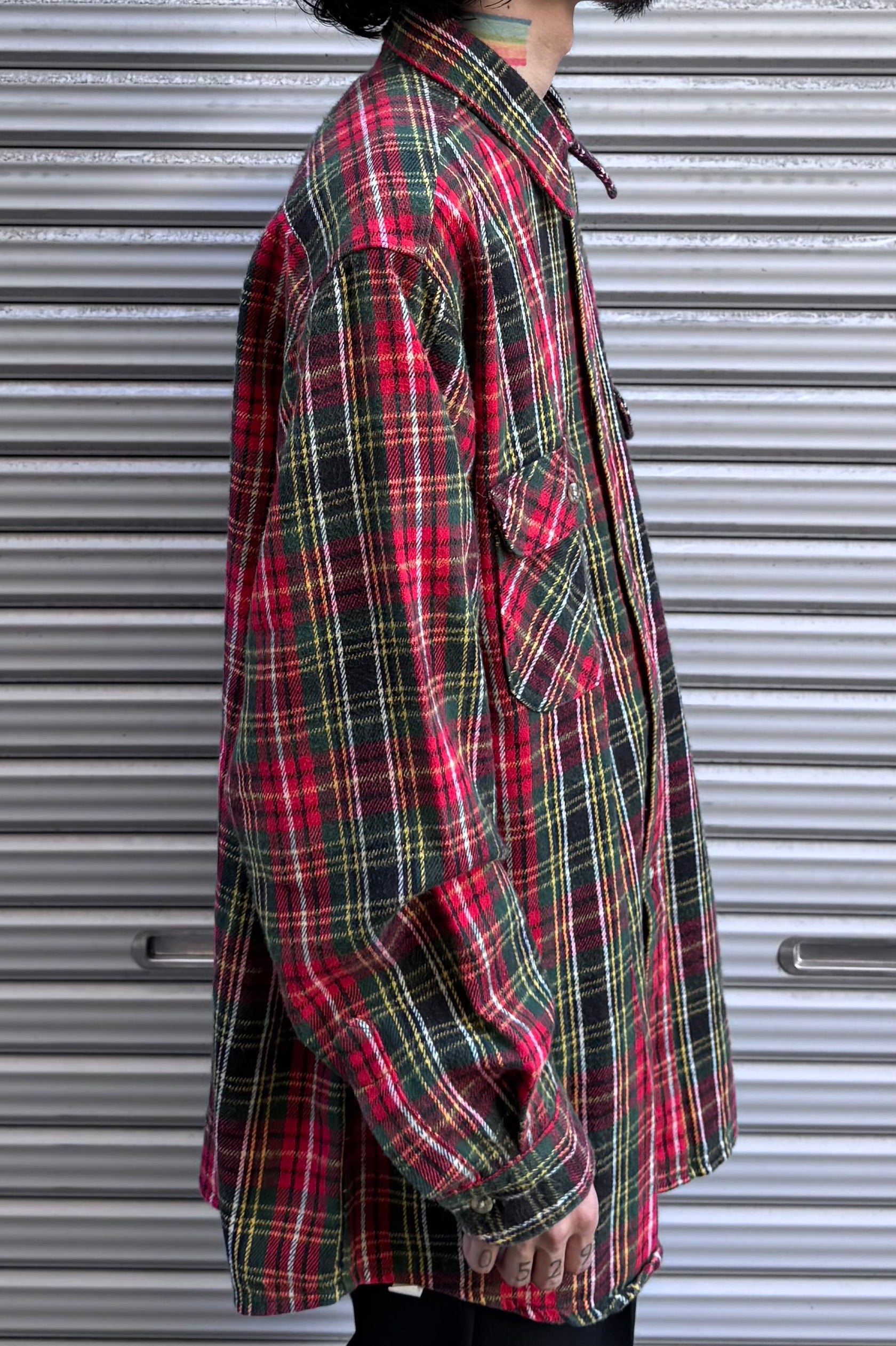 90’s「FIVE BROTHER」ネルシャツ