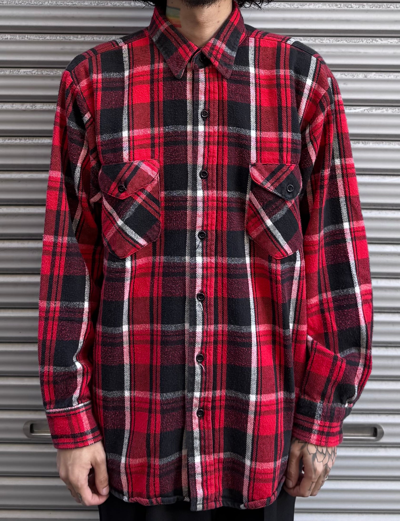 90’s「OSH KOSH」ネルシャツ