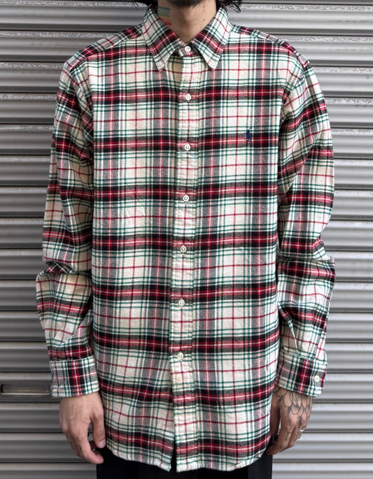 90’s「Ralph Lauren」ネルシャツ