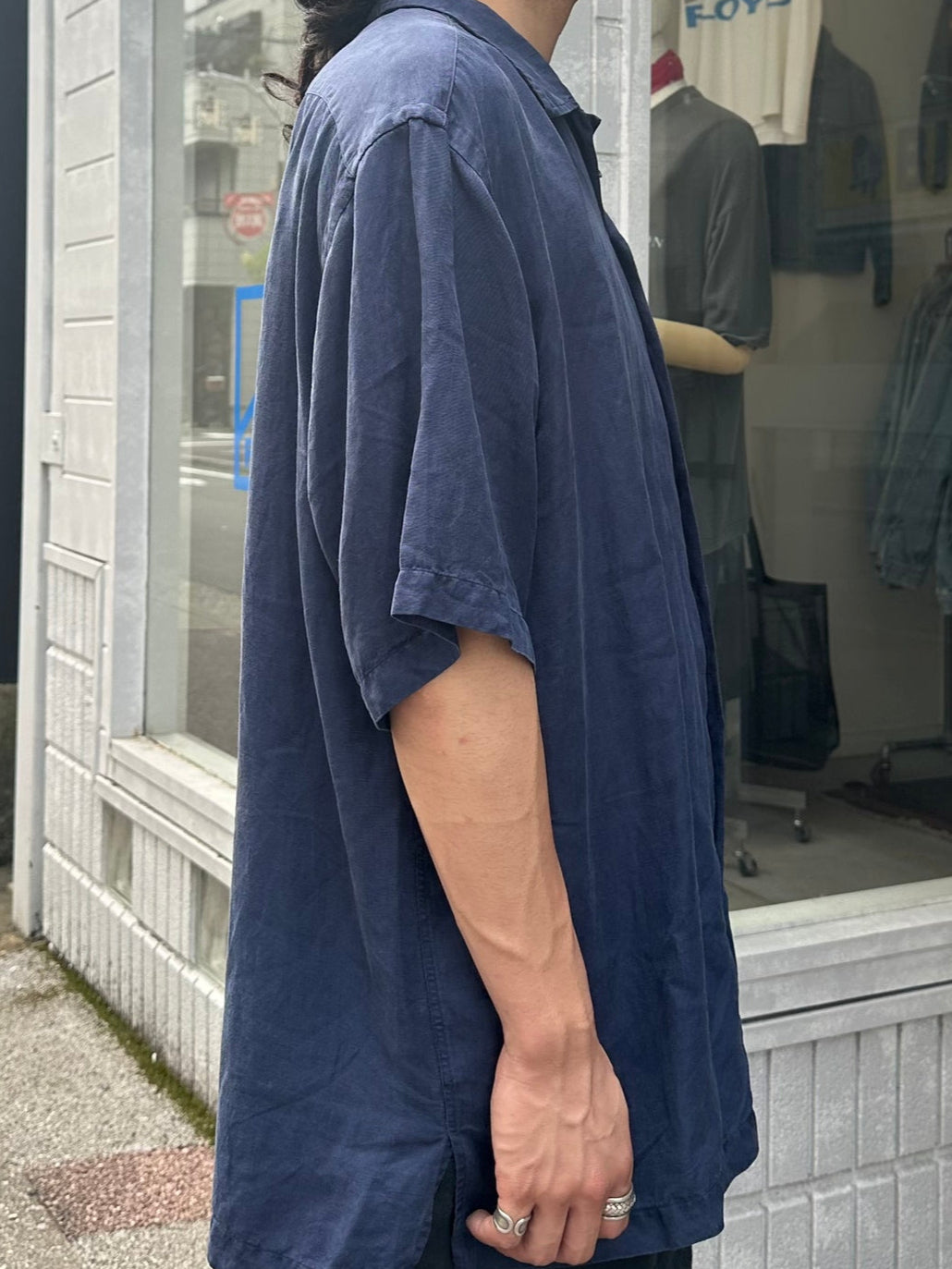 90's RALPH LAUREN「CALDWELL」オープンカラーシャツ