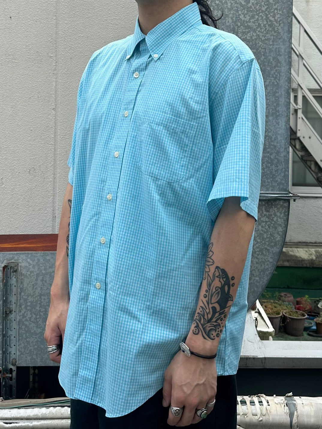 90's BROOKS BROTHERS「Est.1818」コットンボタンダウンシャツ