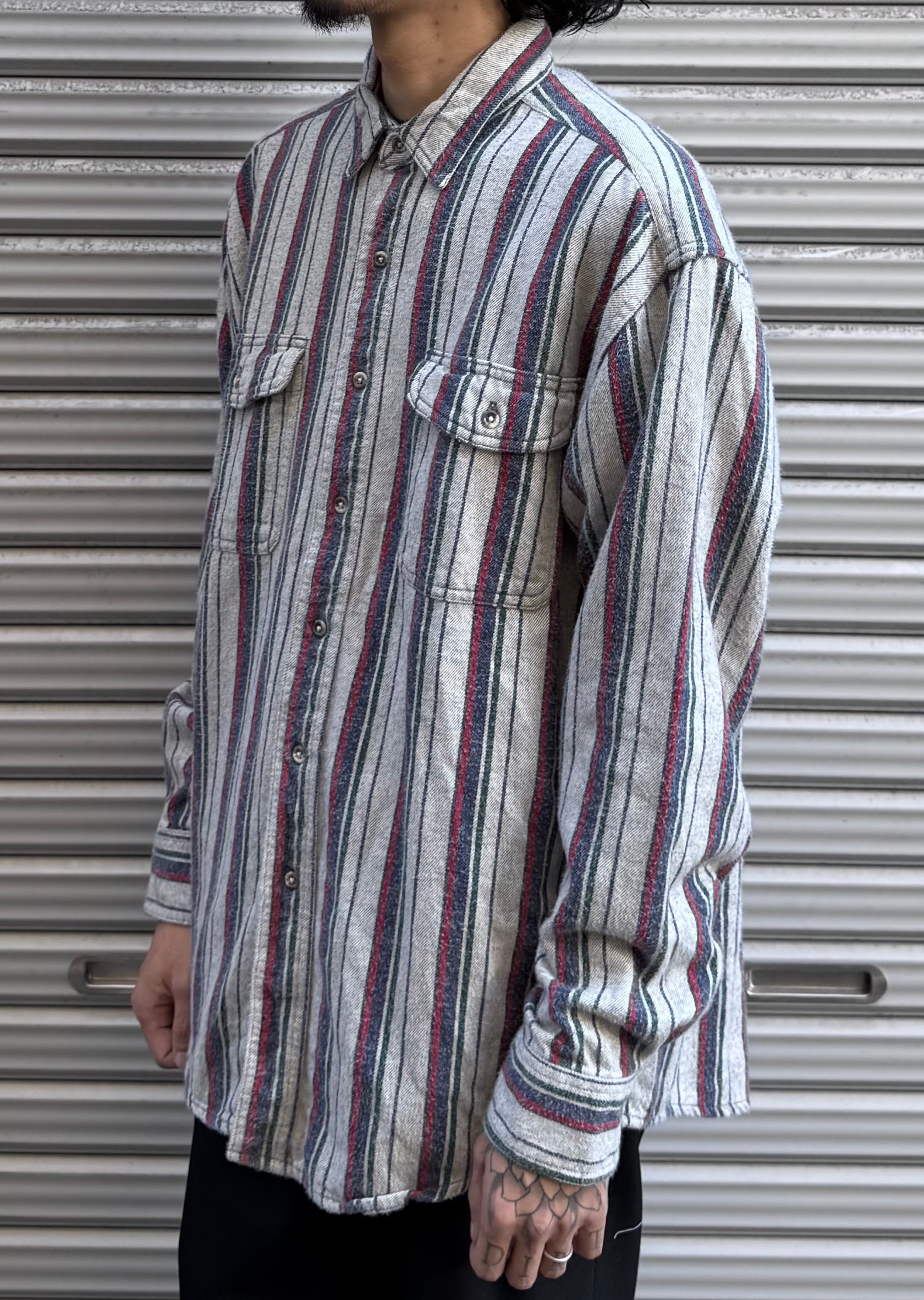 80's 「Eddie Bauer」ネルシャツ