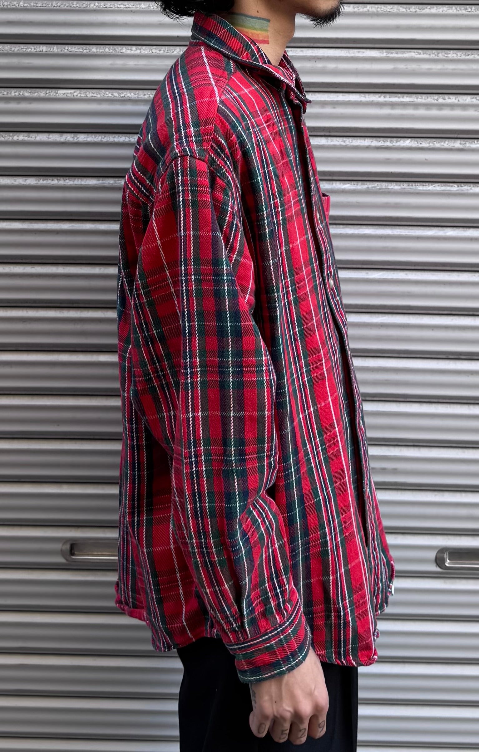 90's「Eddie Bauer」 ネルシャツ