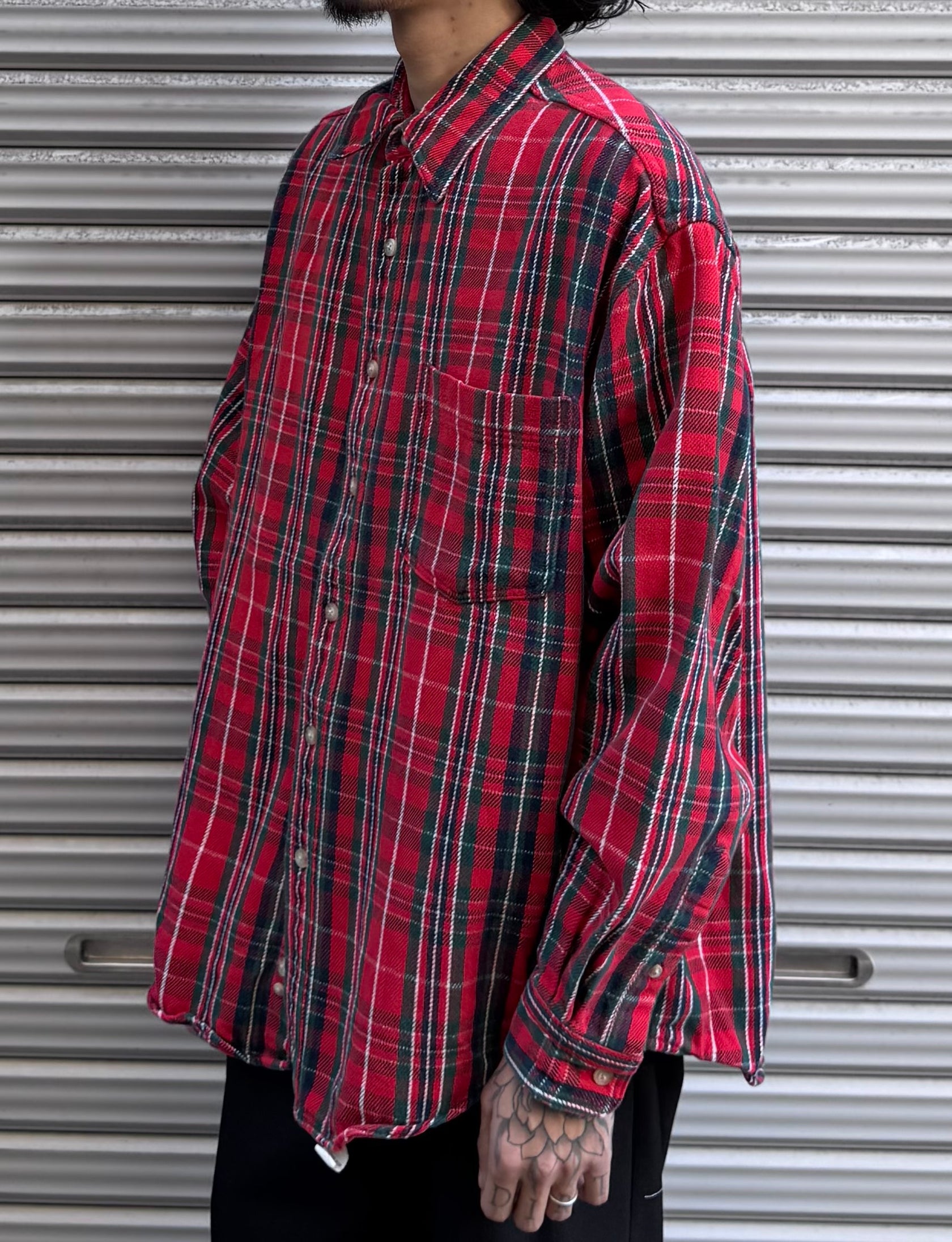 90's「Eddie Bauer」 ネルシャツ