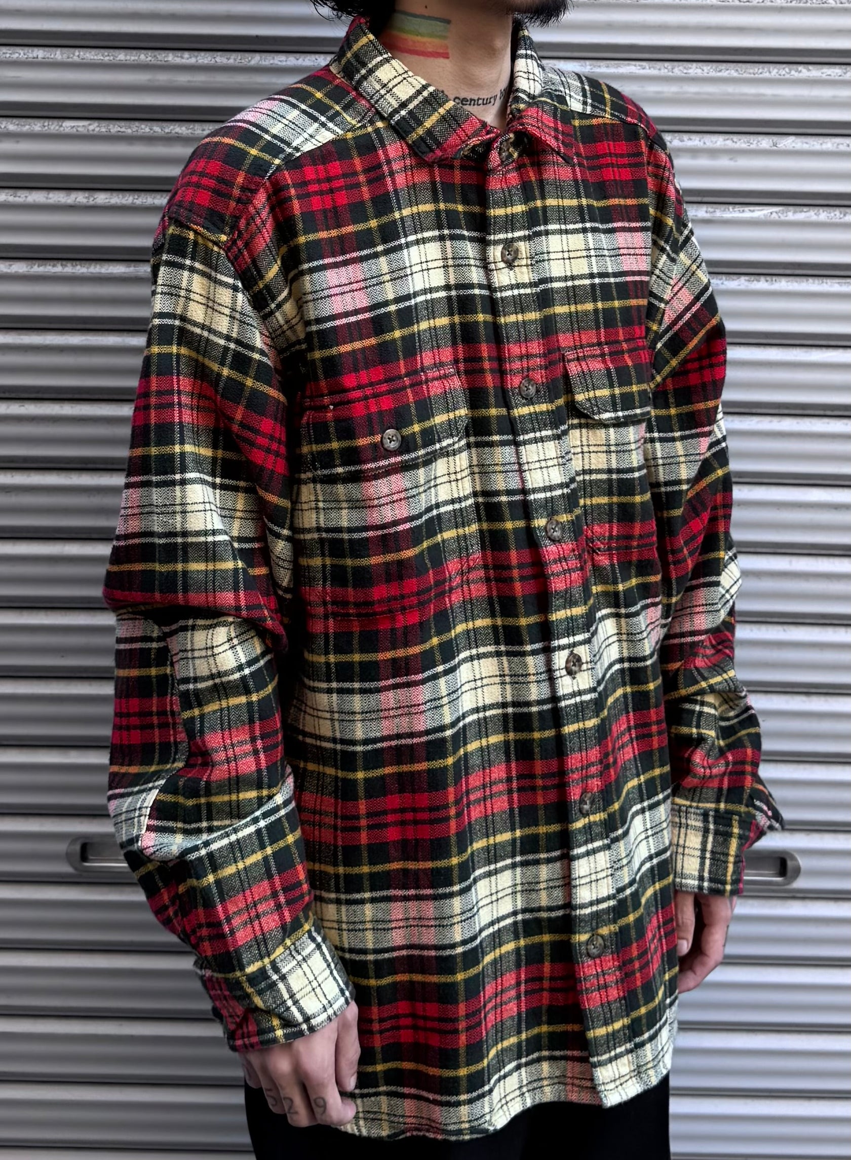 00's 「Woolrich」ネルシャツ