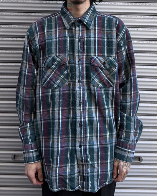 90's 「Winter Run」USA製 ネルシャツ